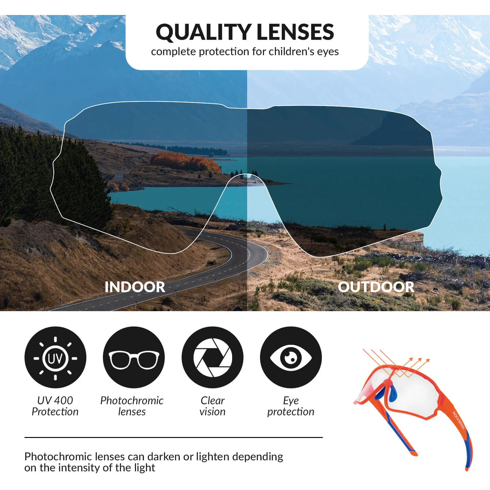 SP314 Kids Photochromic Sunglasses - Image 5