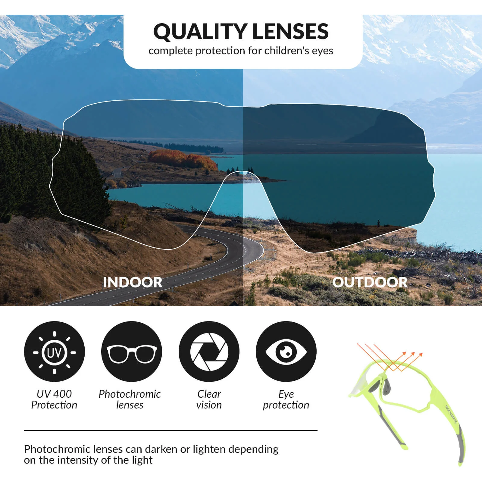 SP314 Kids Photochromic Sunglasses - Image 6