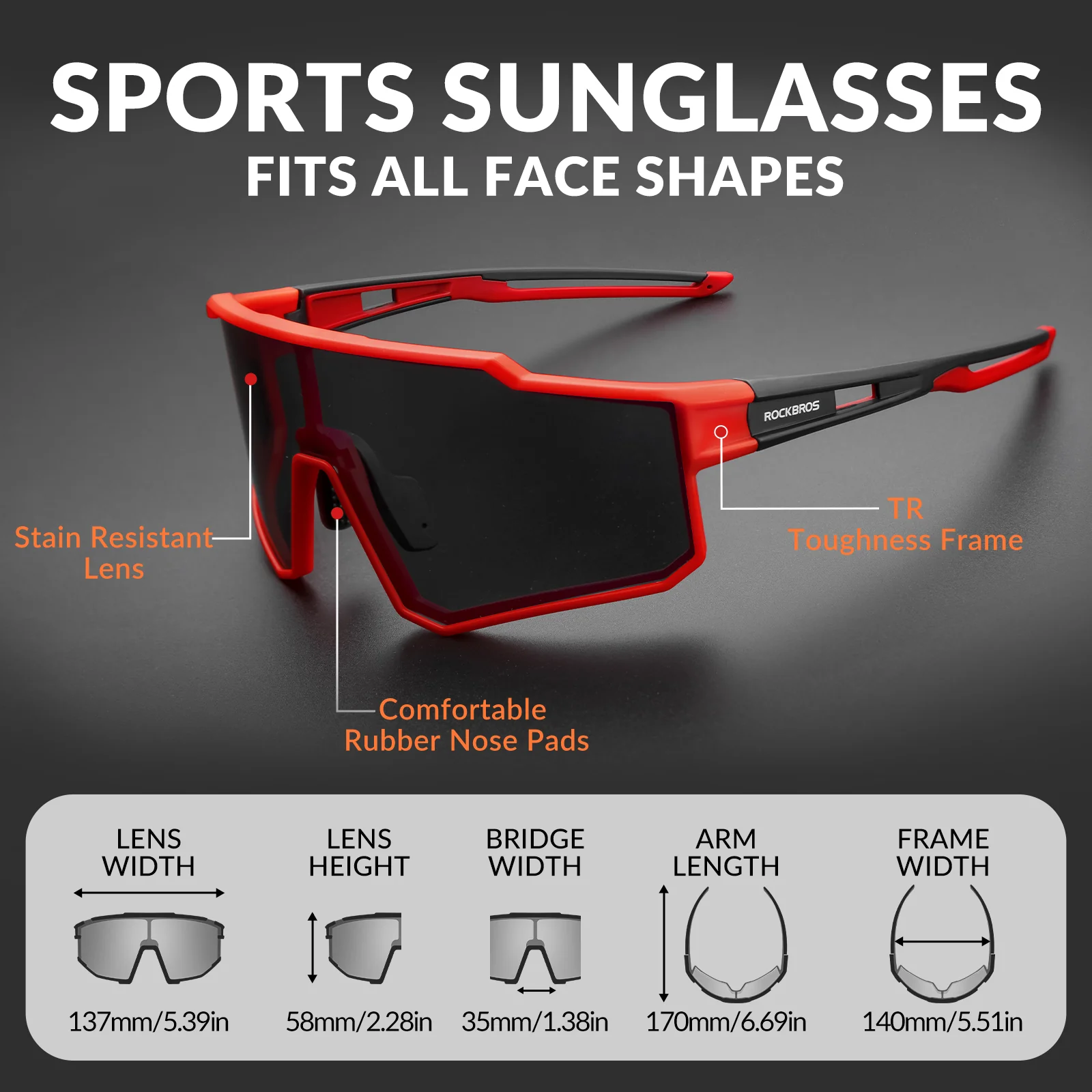 SP316 Polarized Cycling Sunglasses - Image 11
