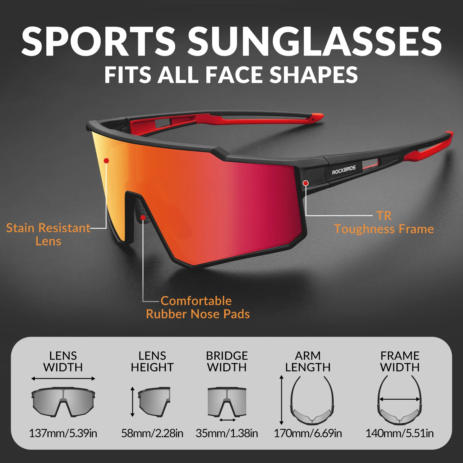 SP316 Polarized Cycling Sunglasses - Image 12