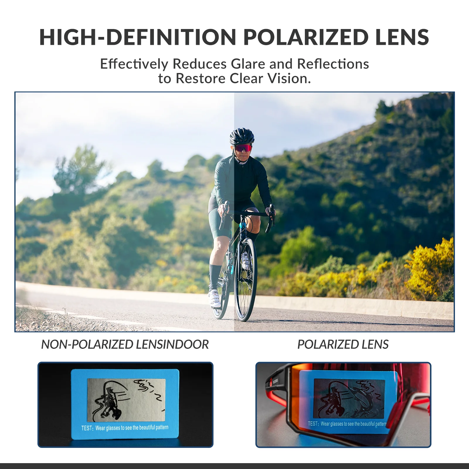 SP316 Polarized Cycling Sunglasses - Image 13