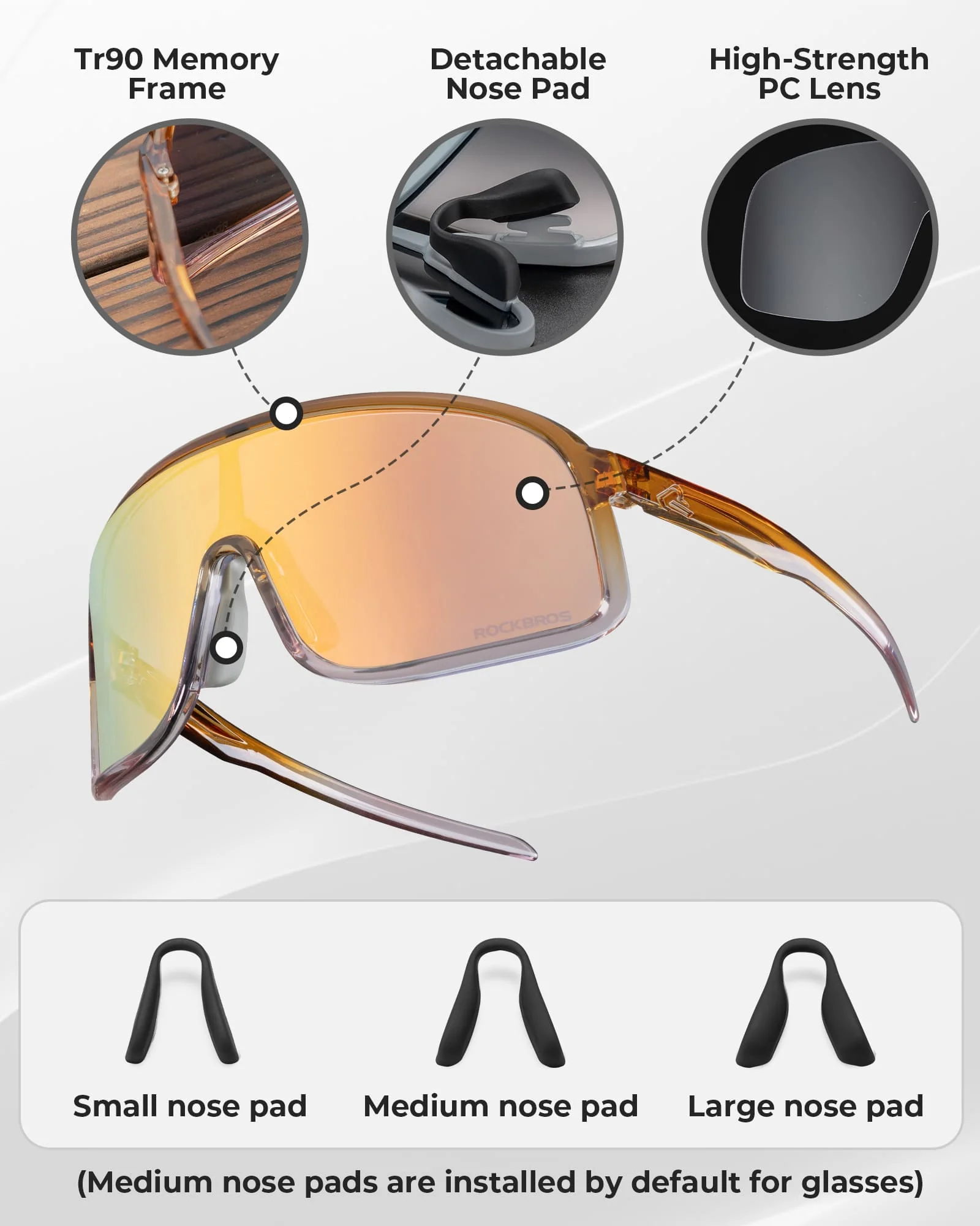 SP350 Polarized Cycling Glasses - Image 17