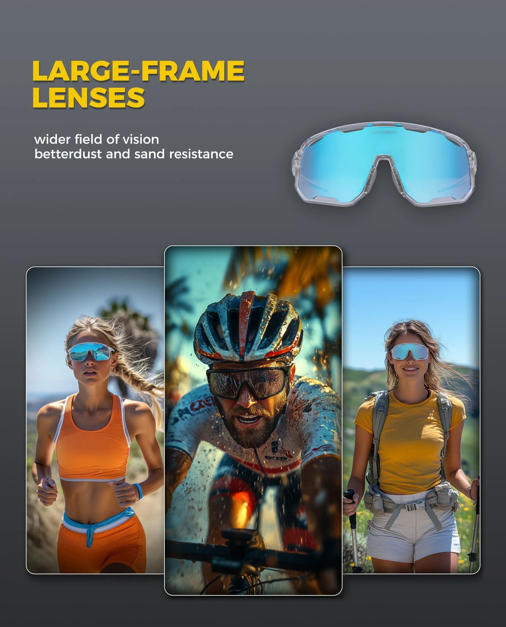 SP351 Photochromic Windproof Cycling Sunglasses - Image 14