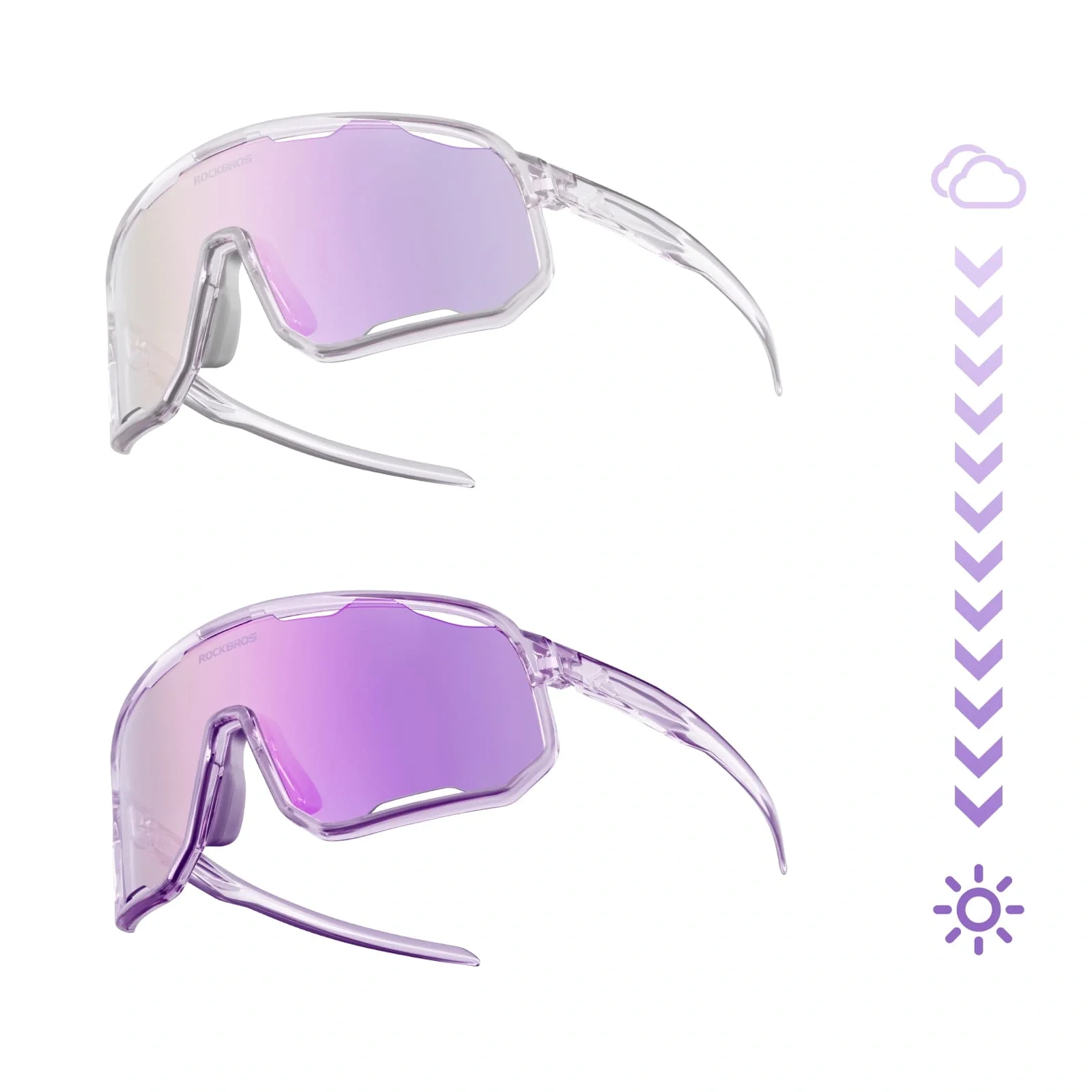 SP351 Photochromic Windproof Cycling Sunglasses - Image 18