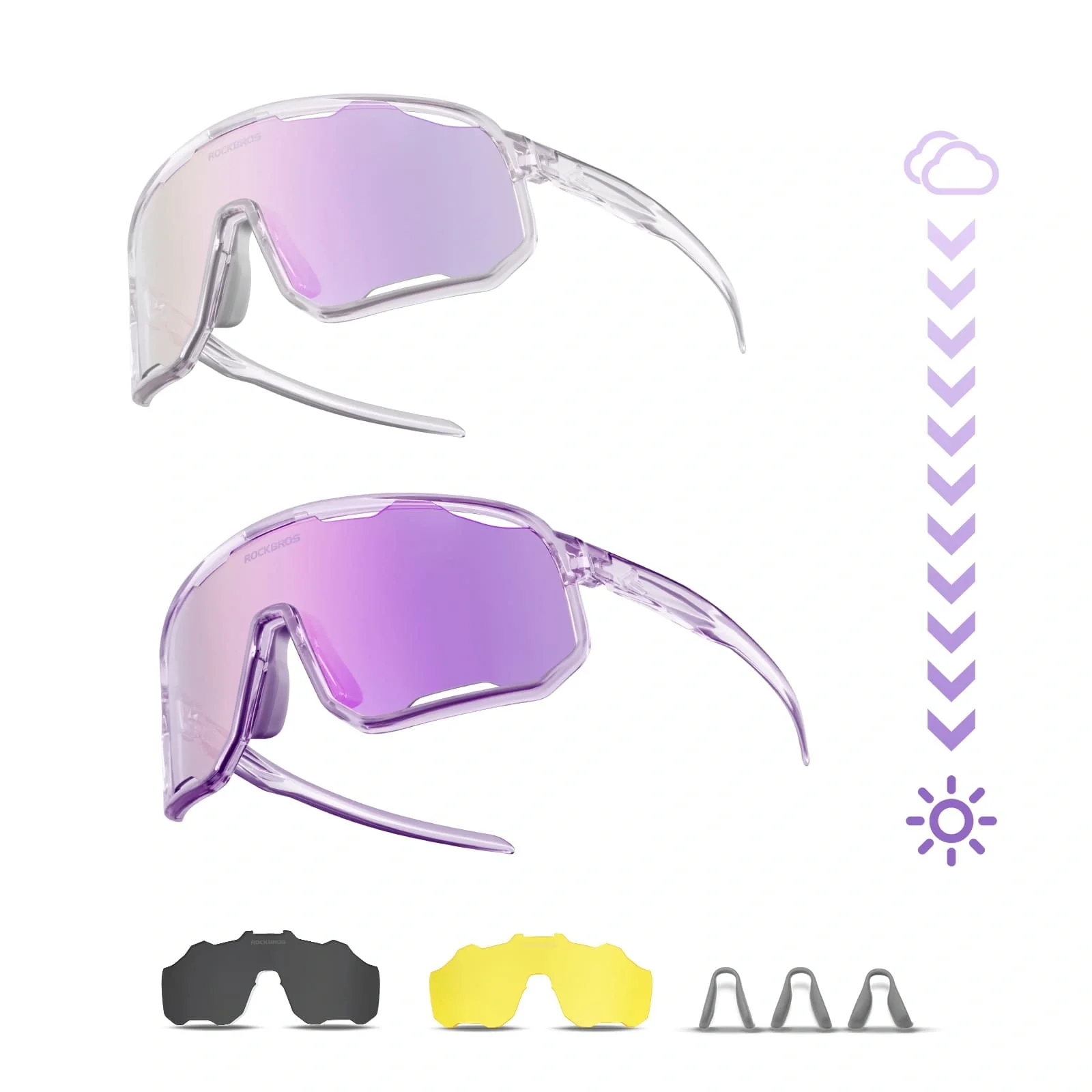 SP351 Photochromic Windproof Cycling Sunglasses - Image 20