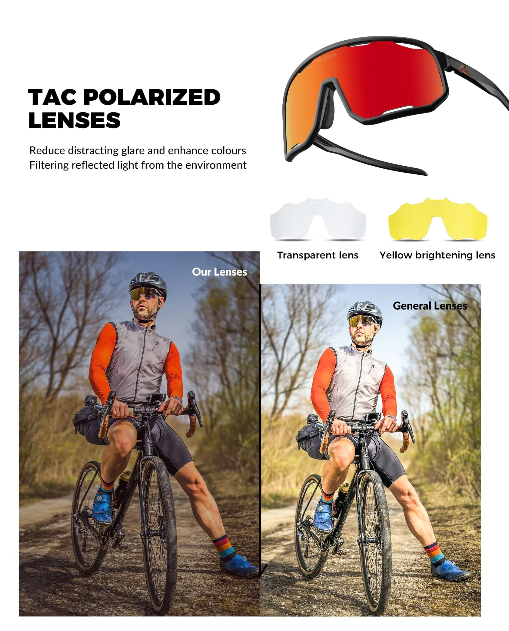 SP351 Polarized Windproof Cycling Glasses - Image 9
