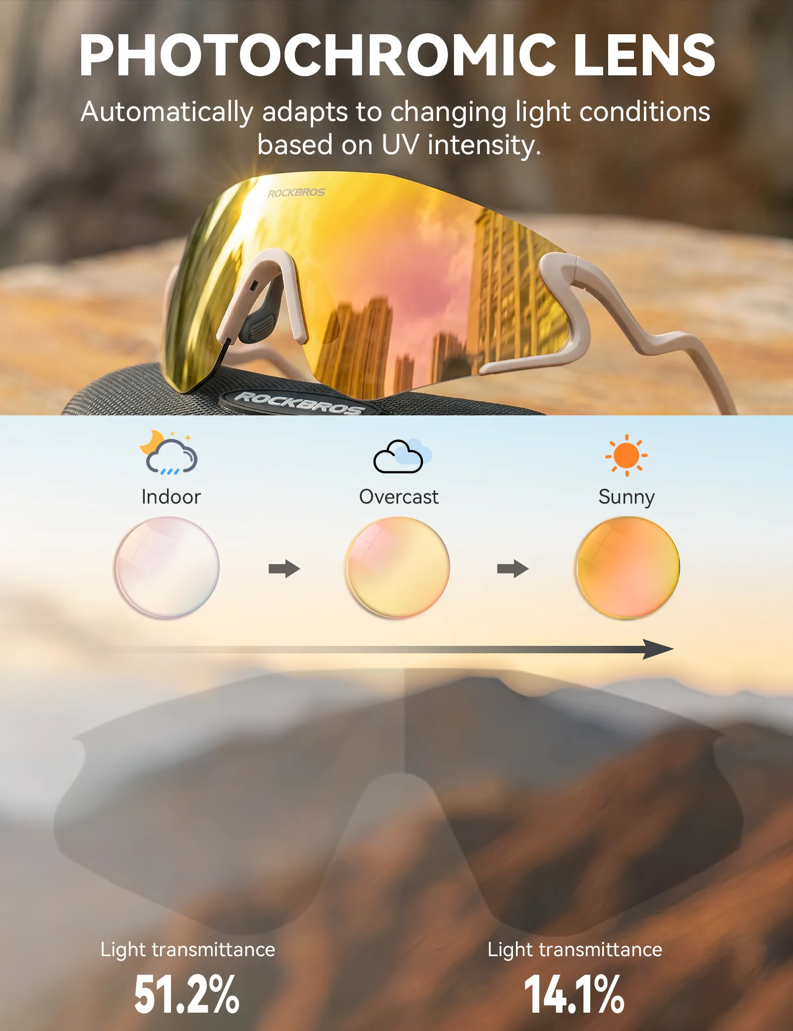 SP382 Photochromic Cycling Sunglasses - Image 16