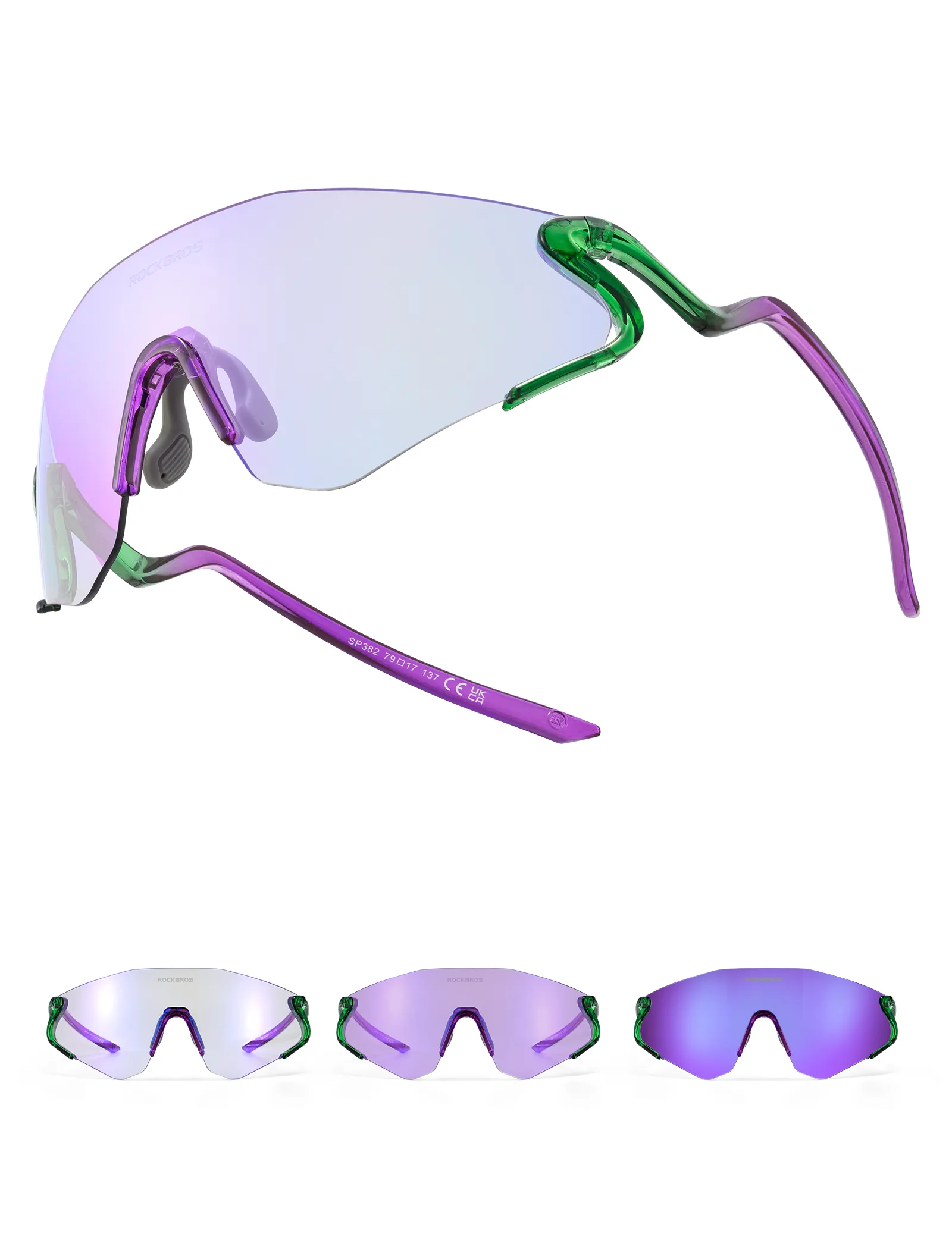 SP382 Photochromic Cycling Sunglasses - Image 3