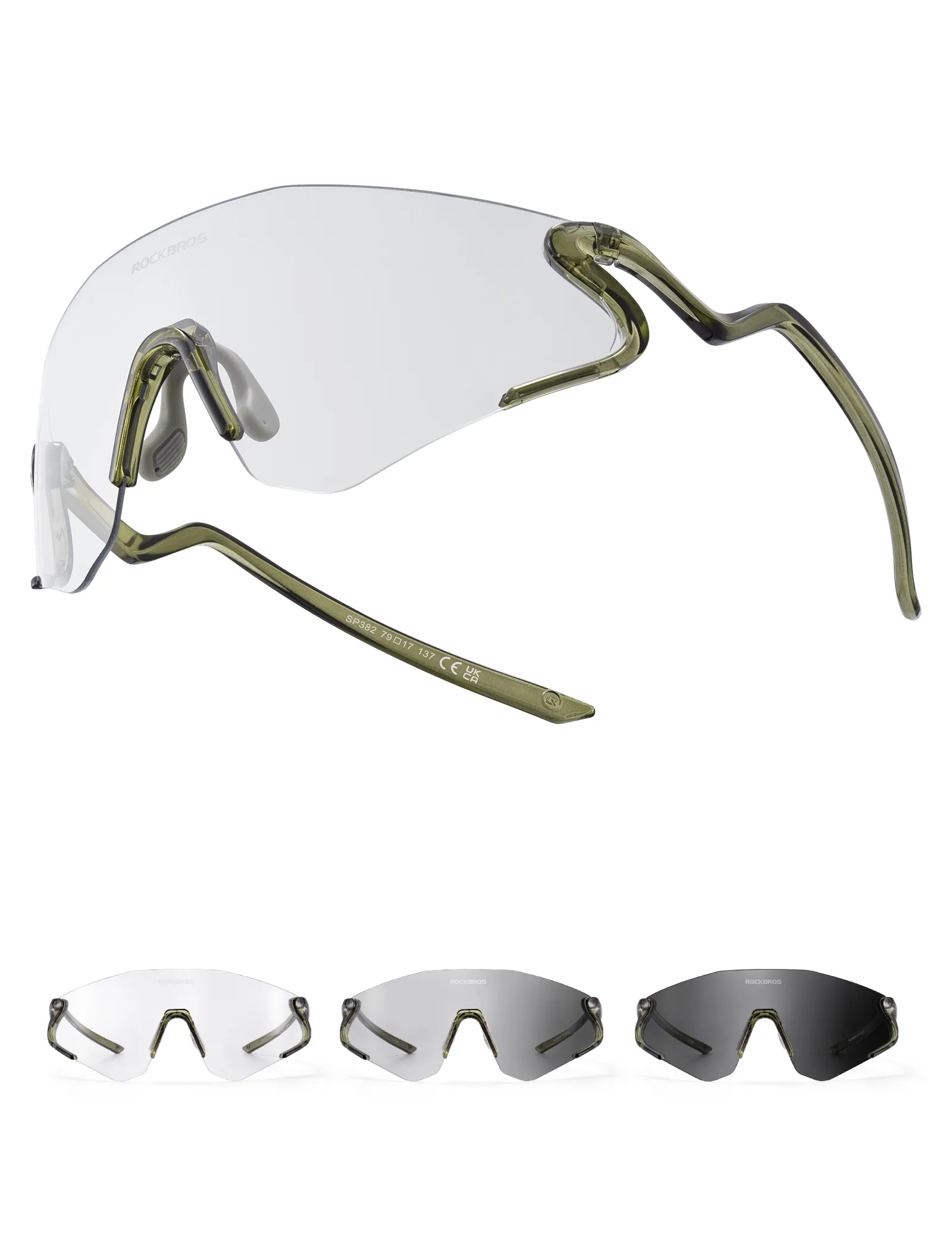 SP382 Photochromic Cycling Sunglasses - Image 4