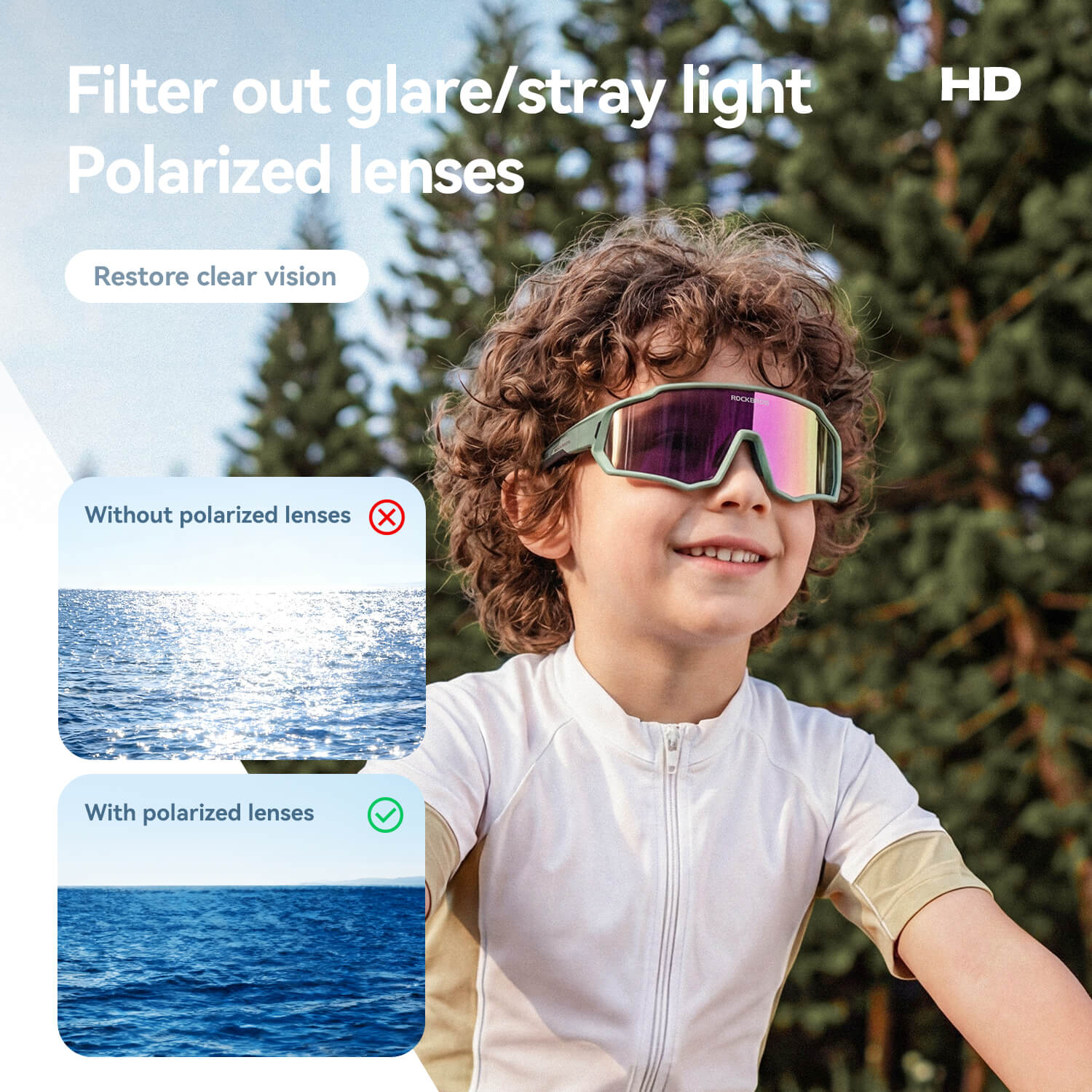 SP383 Kids Polarized Cycling Sunglasses - Image 17