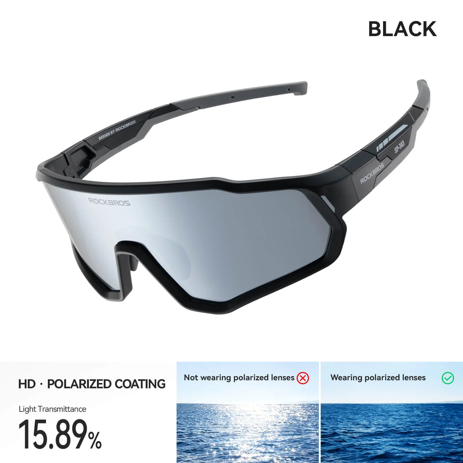 SP383 Kids Polarized Cycling Sunglasses - Image 7