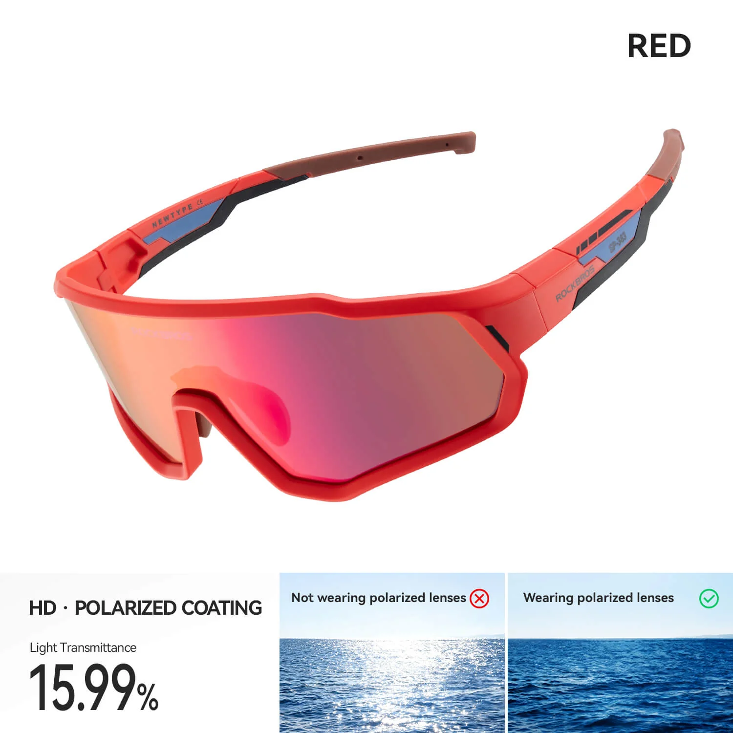 SP383 Kids Polarized Cycling Sunglasses - Image 8