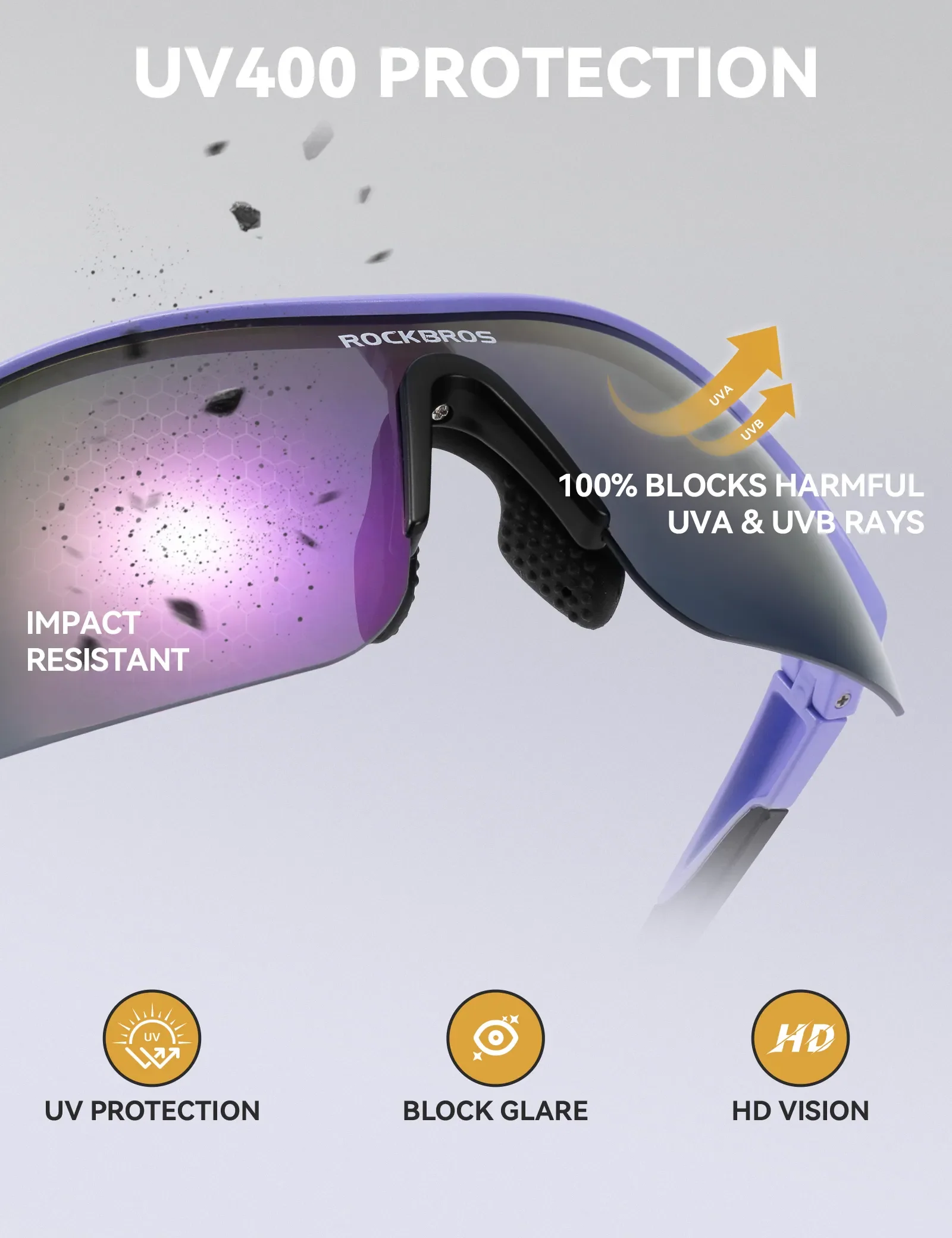 SP402 Polarized Cycling Sunglasses - Image 10