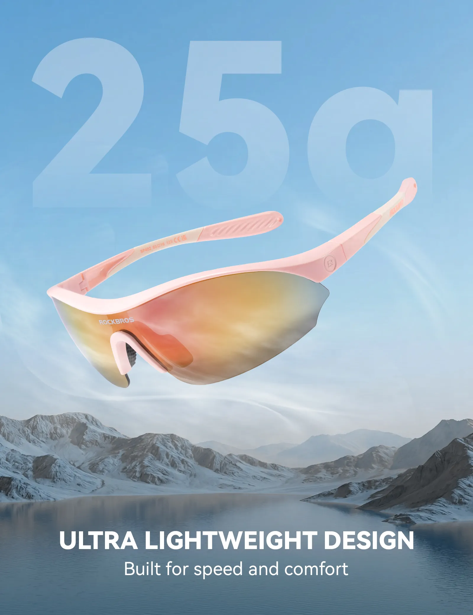 SP402 Polarized Cycling Sunglasses - Image 11