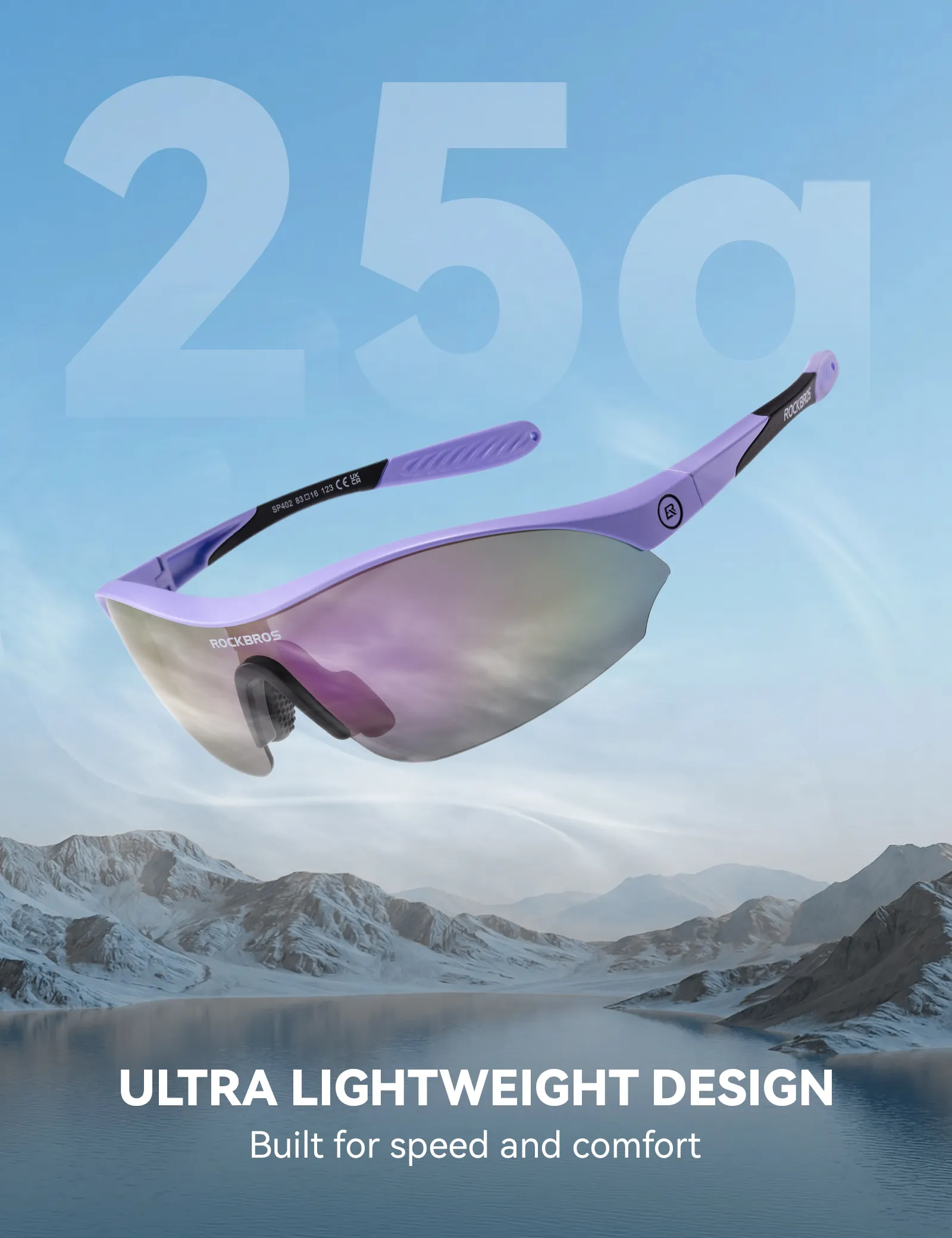 SP402 Polarized Cycling Sunglasses - Image 12