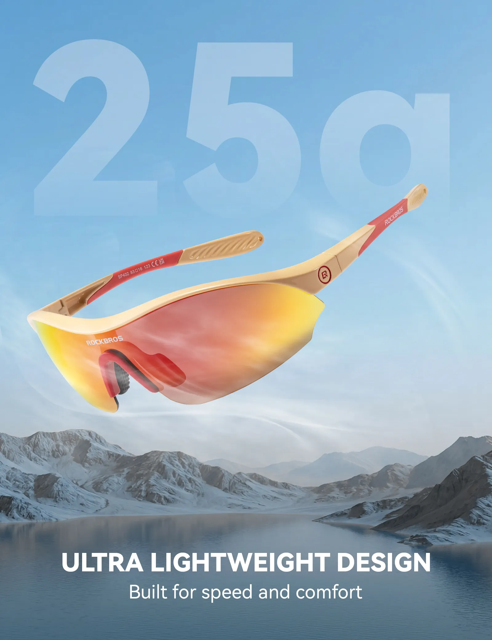 SP402 Polarized Cycling Sunglasses - Image 13