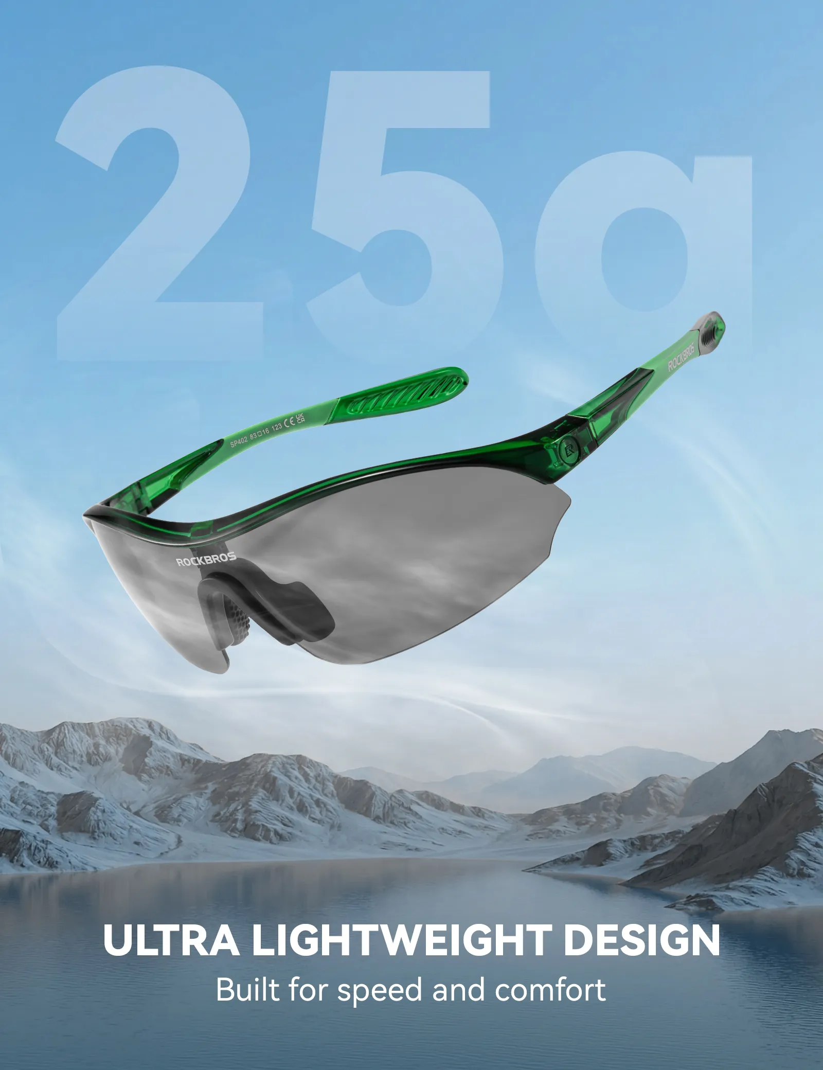 SP402 Polarized Cycling Sunglasses - Image 15