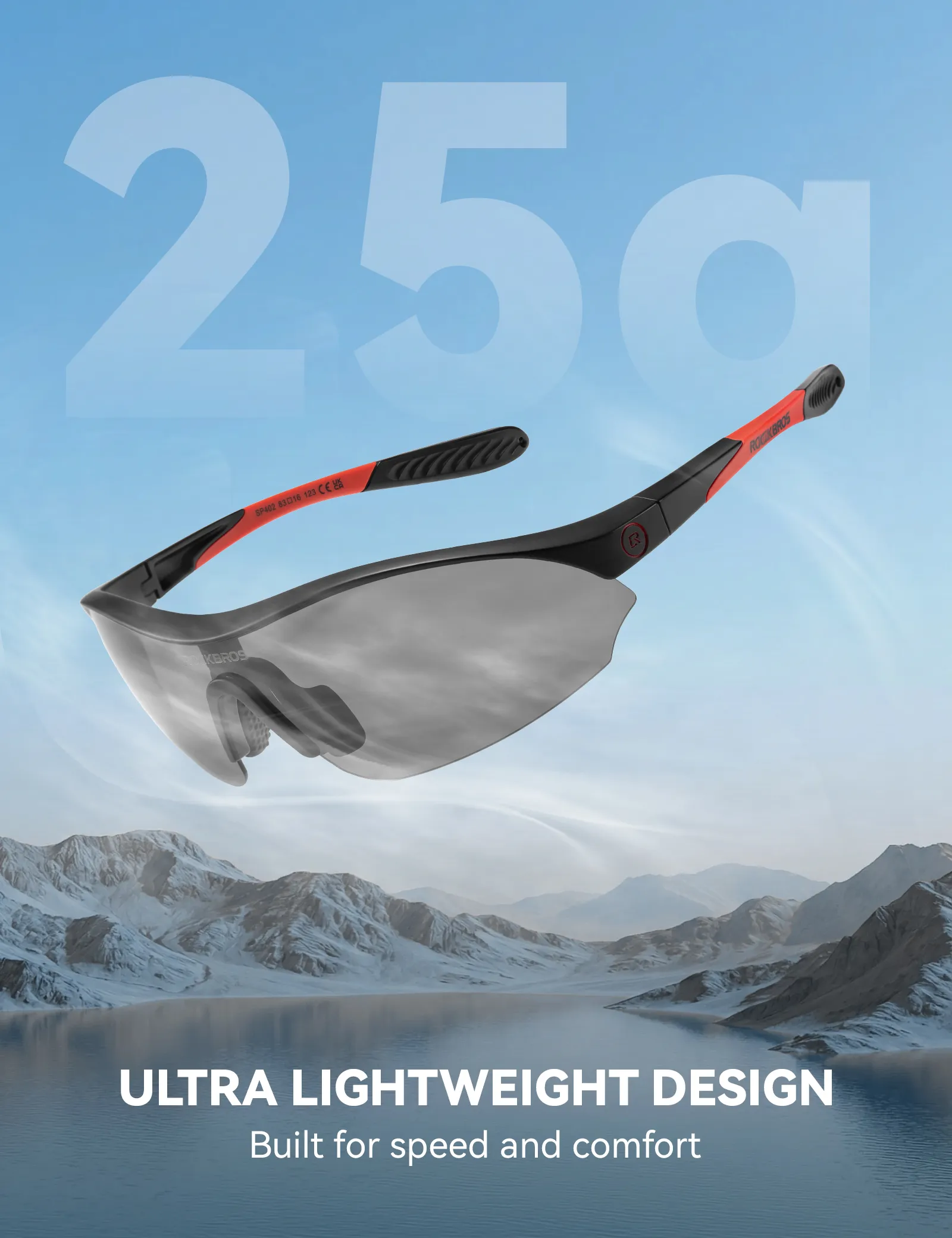 SP402 Polarized Cycling Sunglasses - Image 16