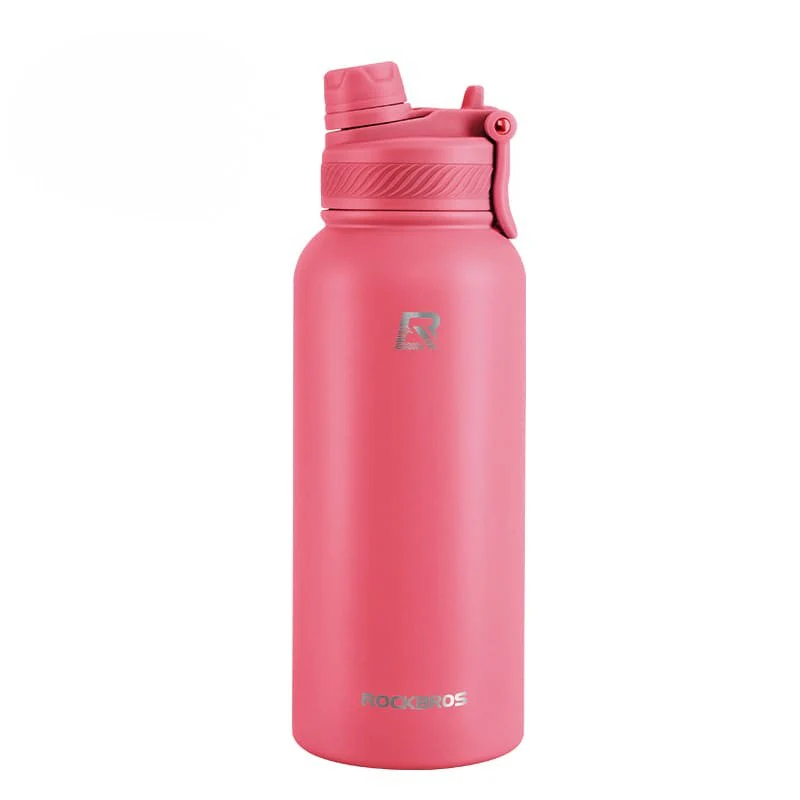 Stainless Steel Insulated Sports Water Bottle with Straw - Image 4