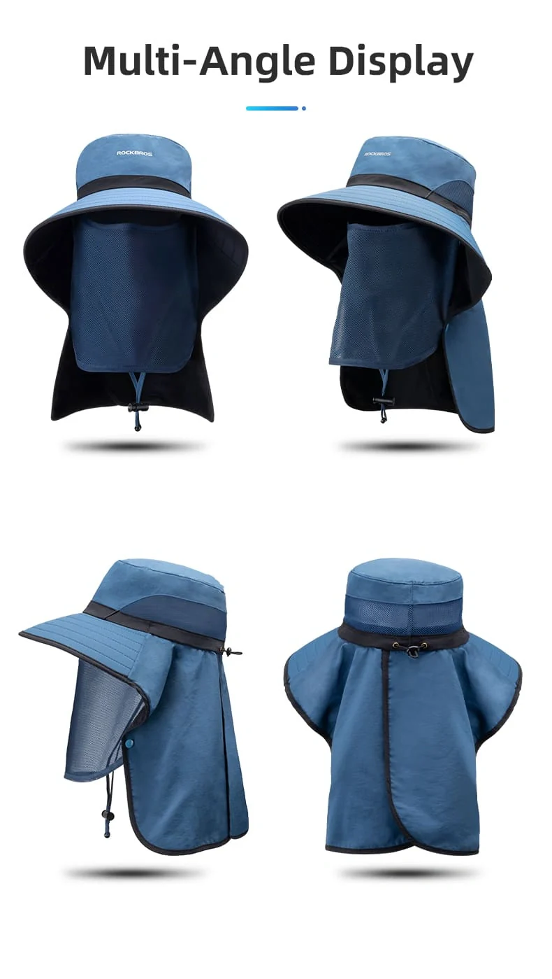 Sun Protection Hat with Face Cover - Image 11