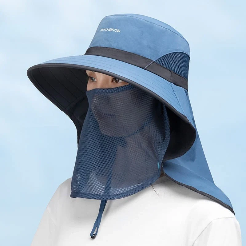 Sun Protection Hat with Face Cover - Image 5