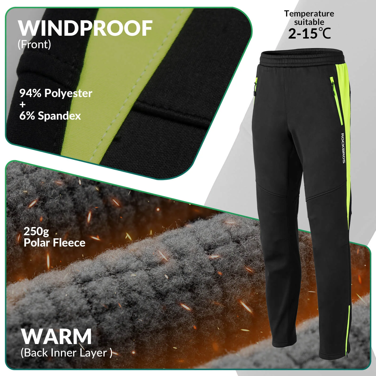 Unisex Unisex Thermal Cycling Pants - Image 4
