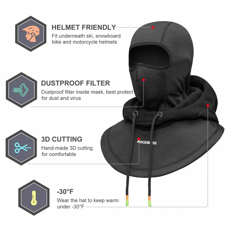 Thermal Fleece Ski Balaclava - Image 15