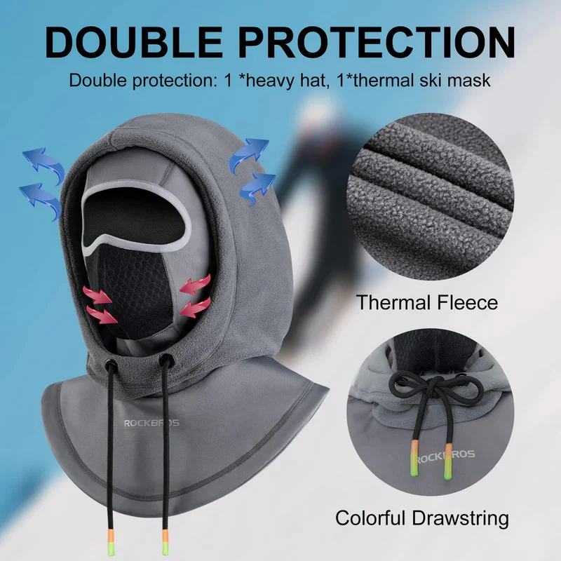Thermal Fleece Ski Balaclava - Image 5