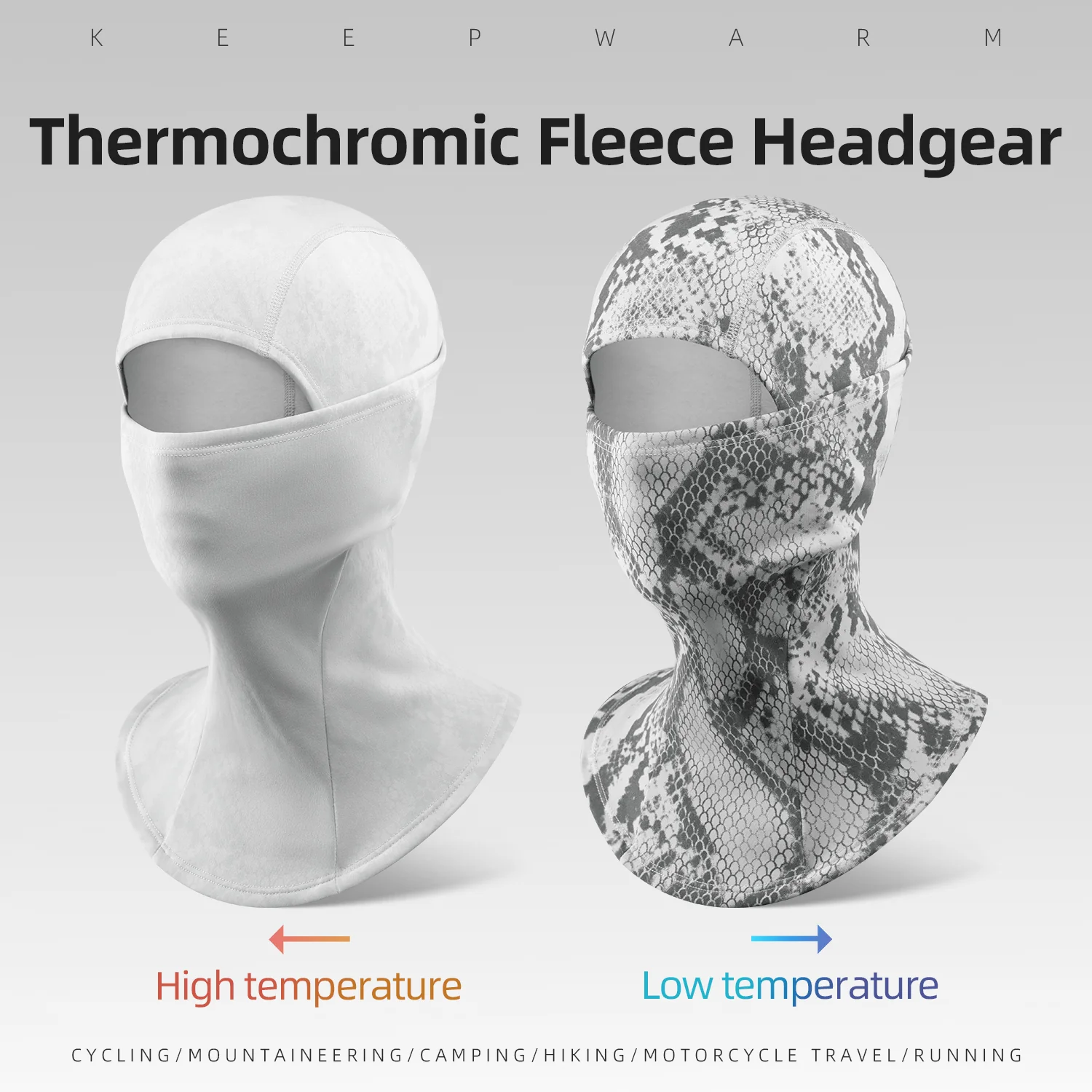Thermochromic Fleece Balaclava - Image 6