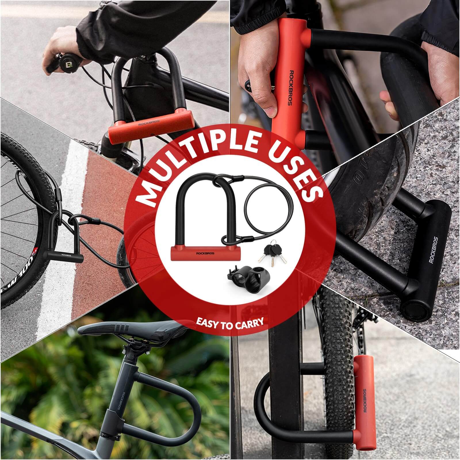 Thickened Anti-Cut U-Lock - Image 10