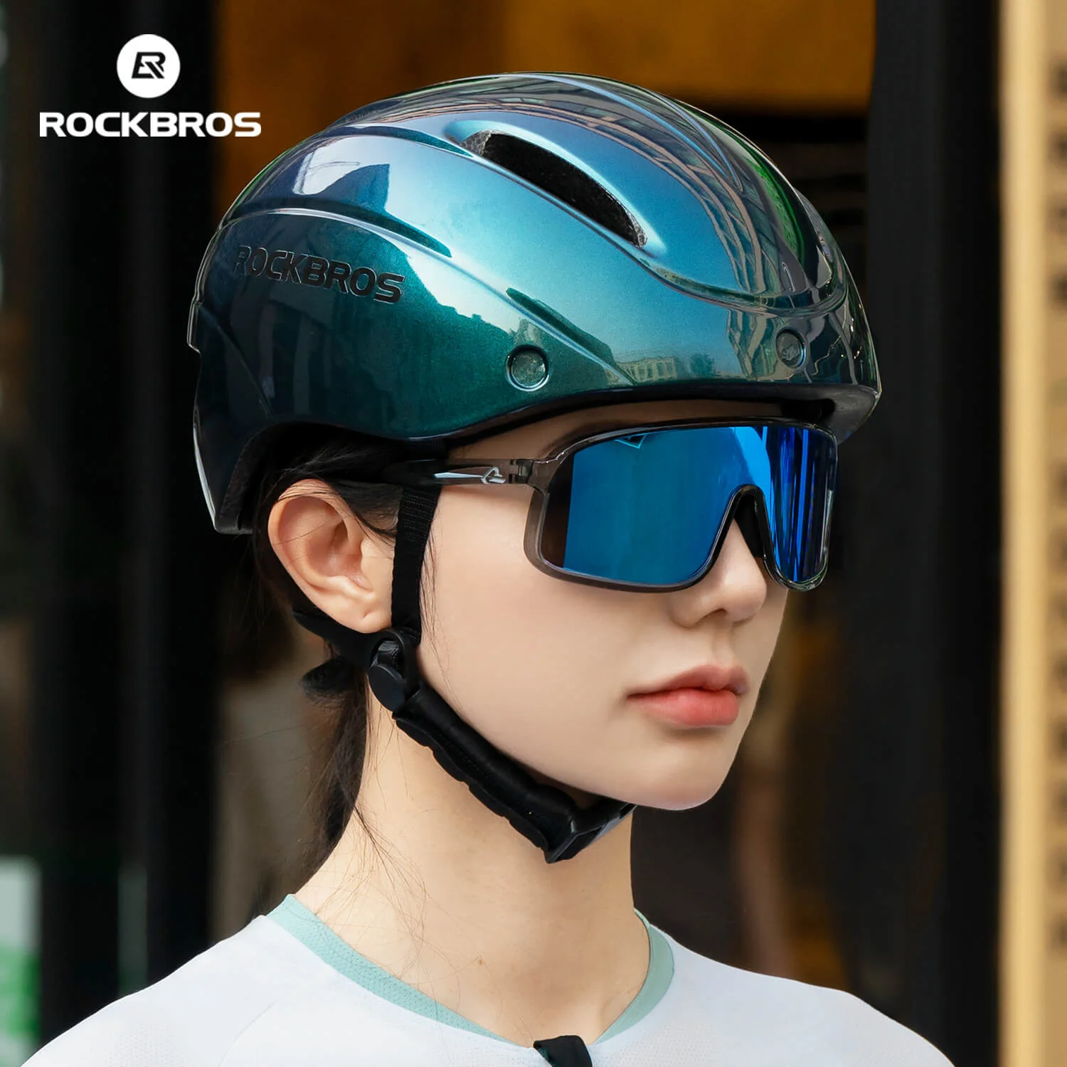 Trussier Magnetic Goggles Bike Helmet - Image 14
