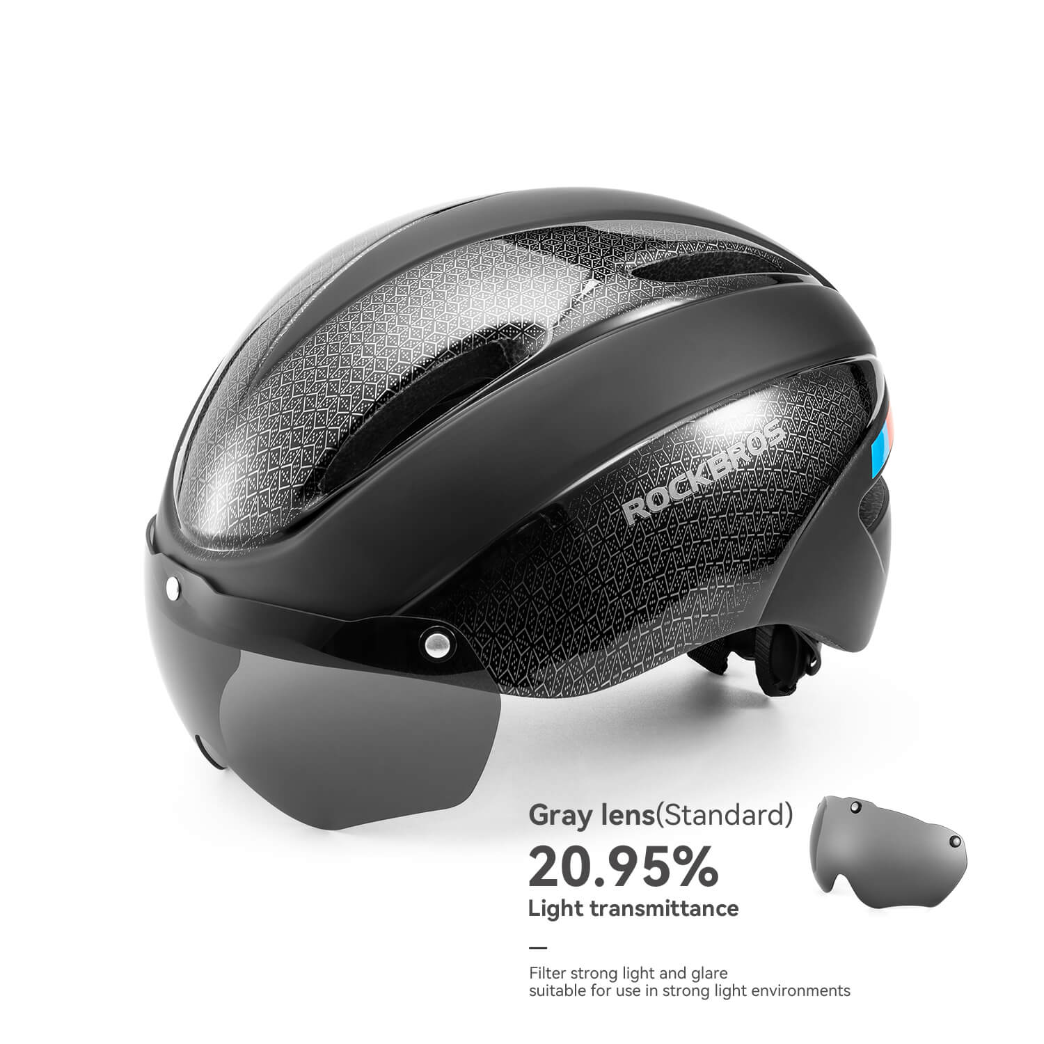 Trussier Magnetic Goggles Bike Helmet - Image 4