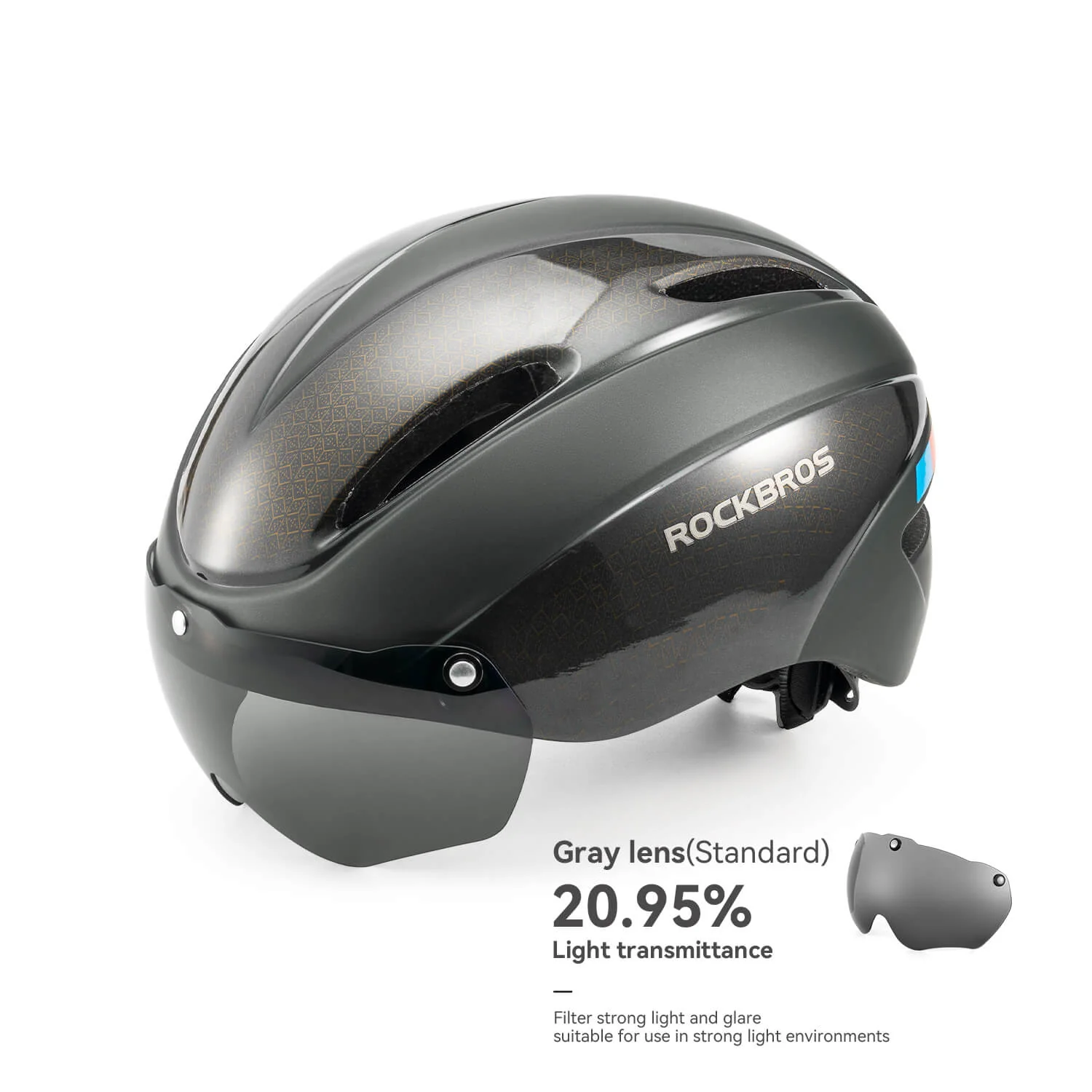 Trussier Magnetic Goggles Bike Helmet - Image 5