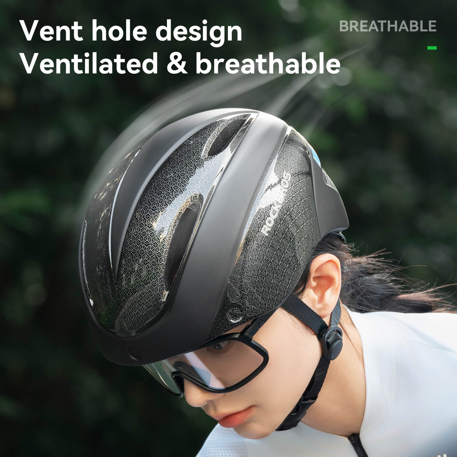 Trussier Magnetic Goggles Bike Helmet - Image 8