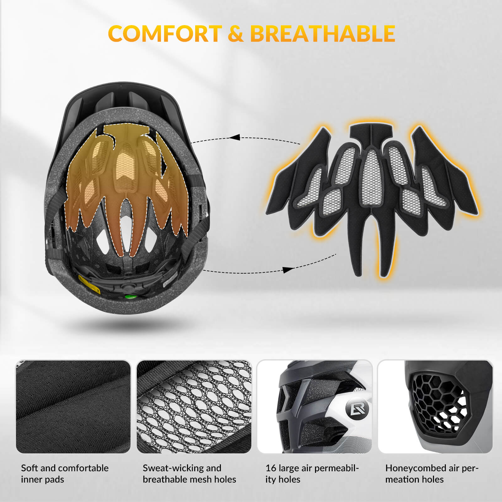 TS-61 Kids Full-Face Bike Helmet - Image 14