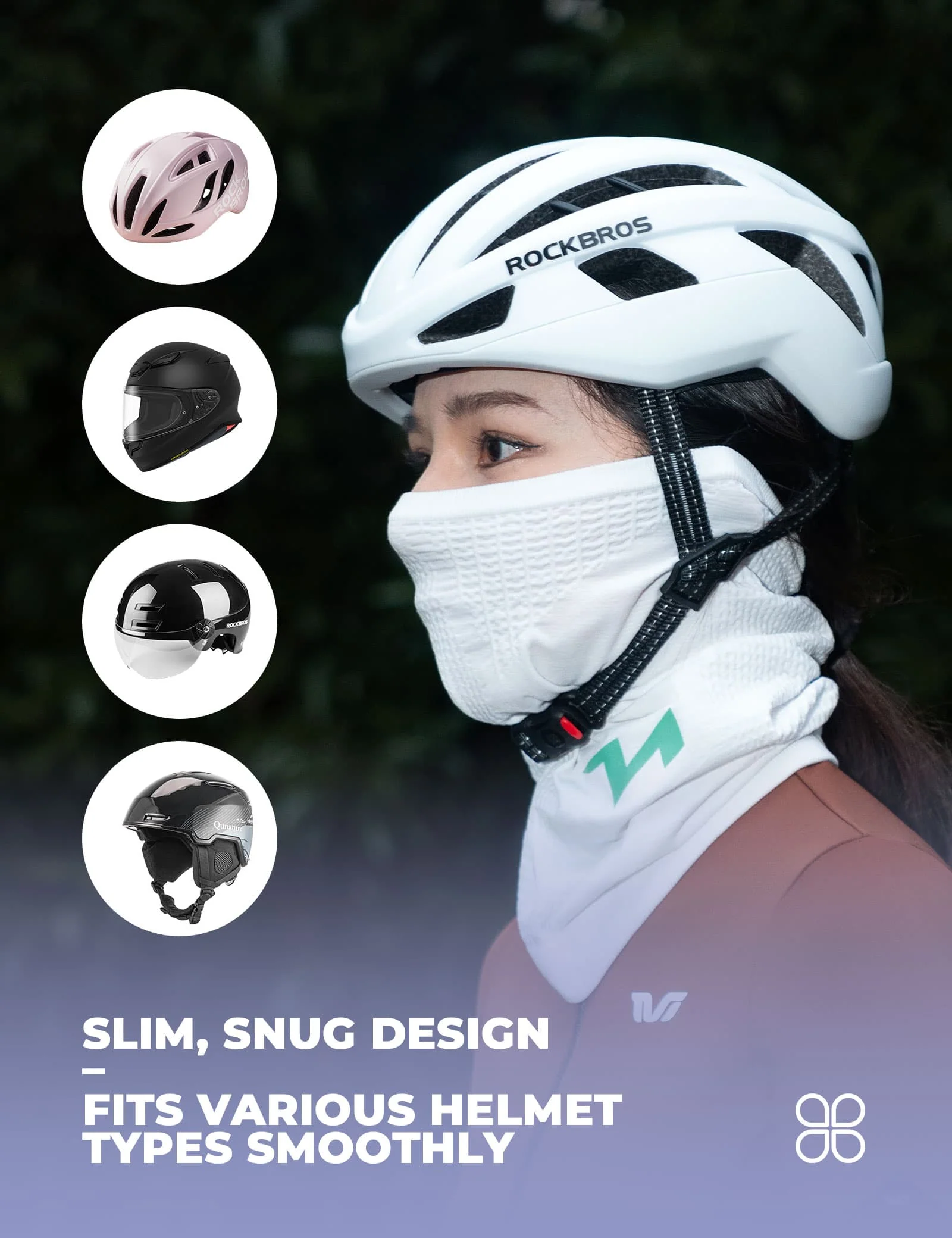 TVI Women’s Knitted Cycling Neck Gaiter - Image 9