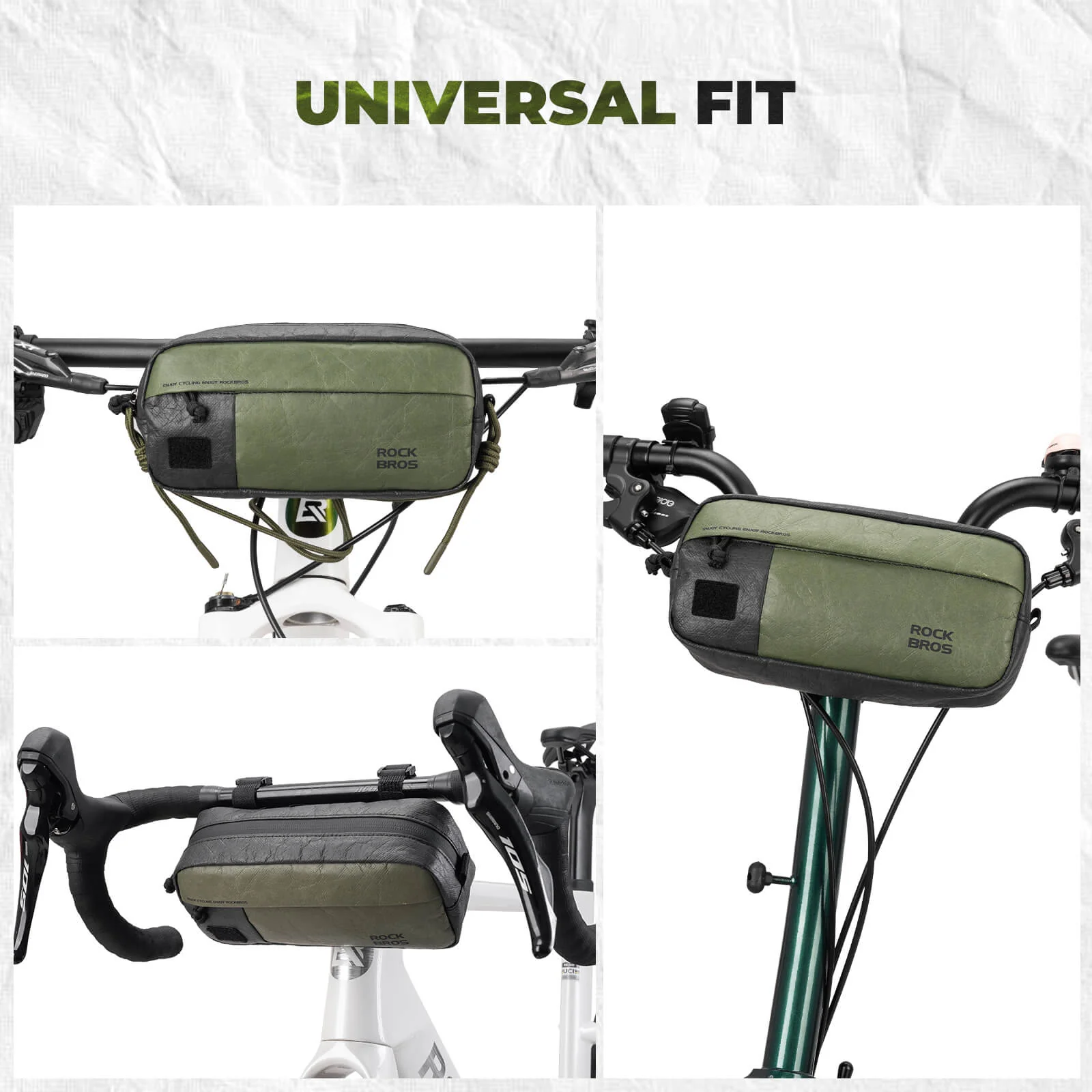 Bike Handlebar Bag with Shoulder Strap - 1.5L - Image 9