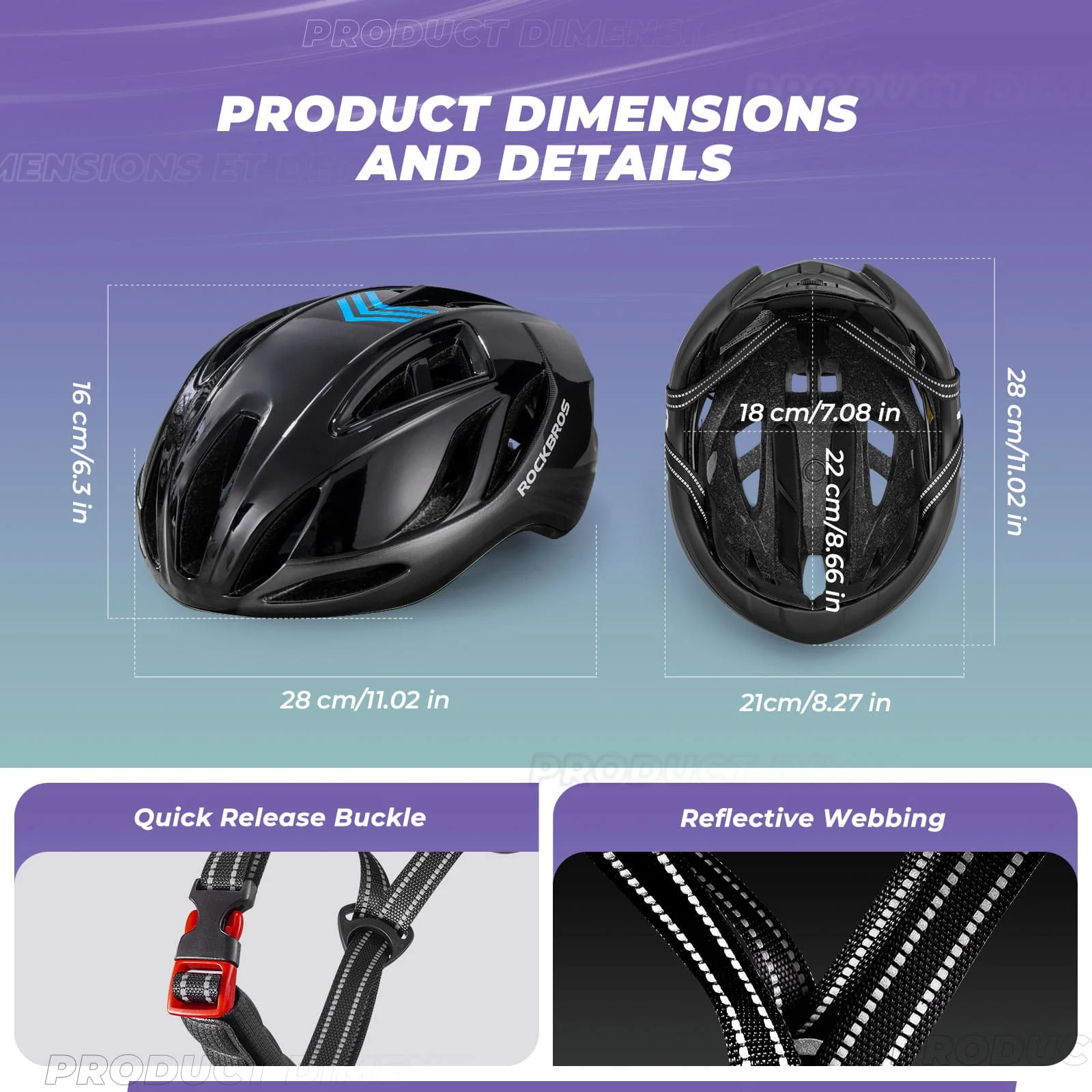 Ultra-Light In-Mold Bicycle Safety Helmet - Image 6