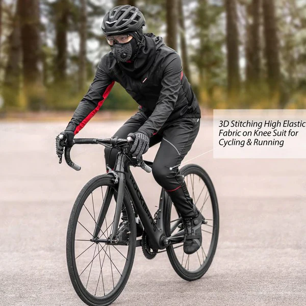 Unisex Fleece Lined Thermal Cycling Pants - Image 5