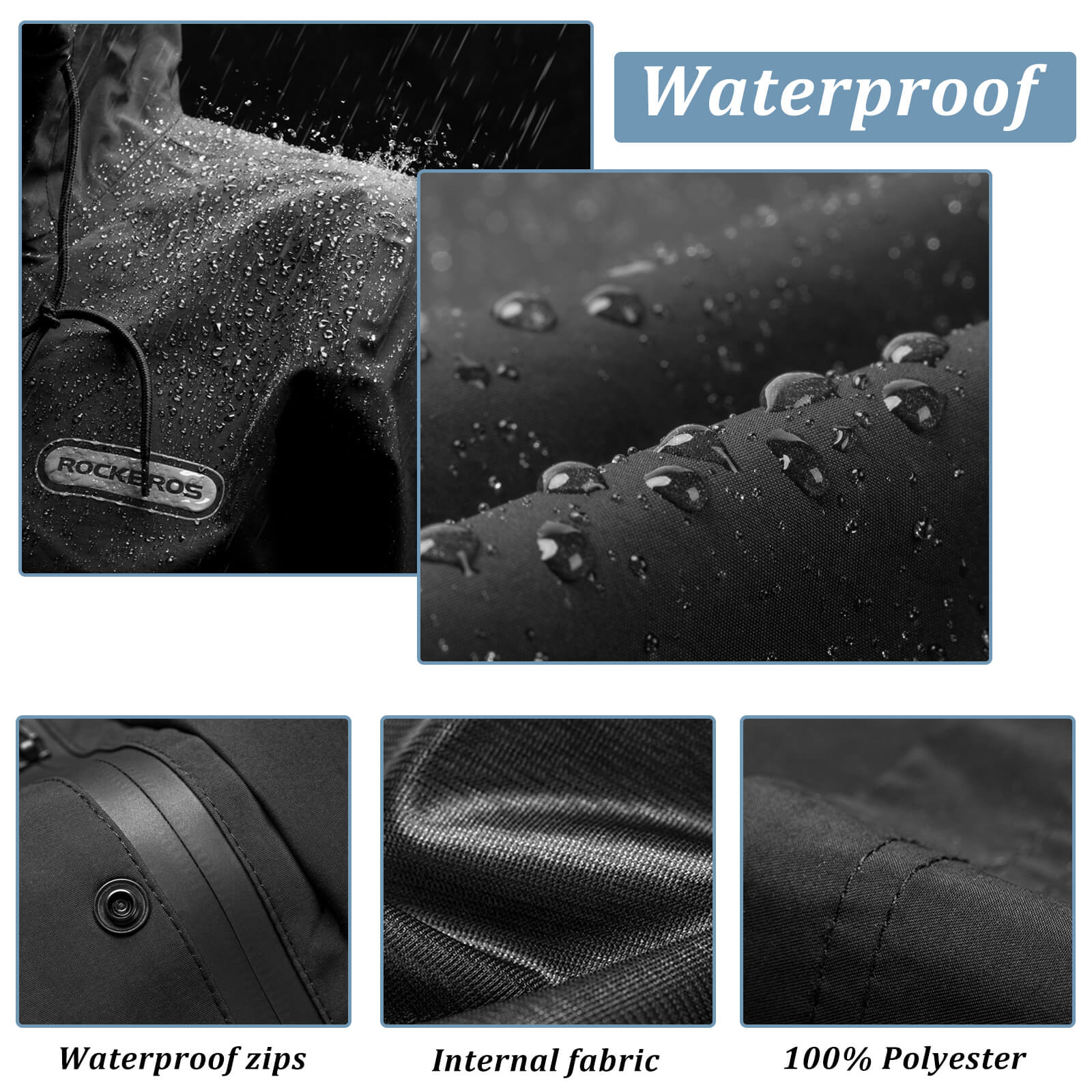 Unisex Long Waterproof Raincoat - Image 3