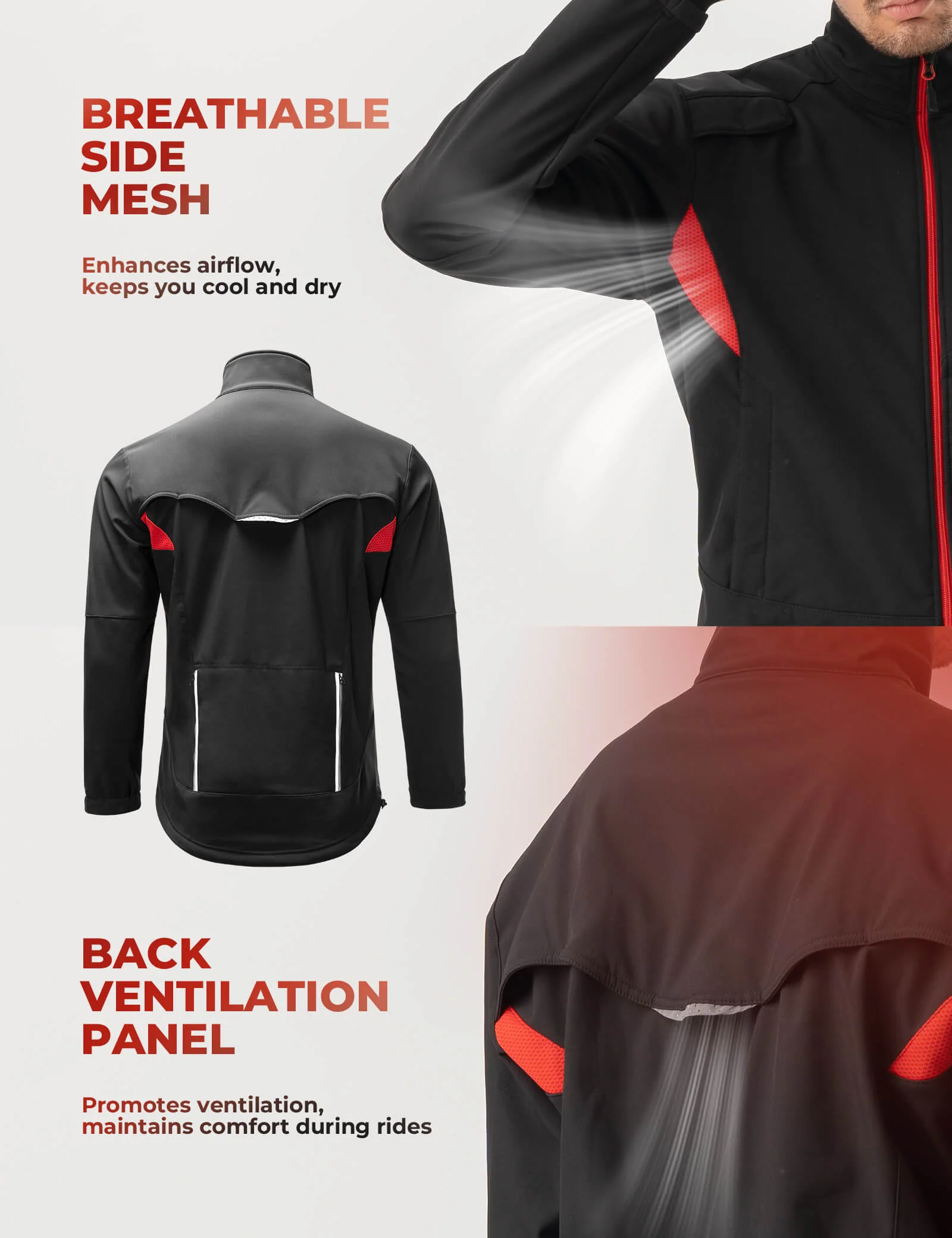 Unisex Thermal Winter Cycling Jacket - Image 3