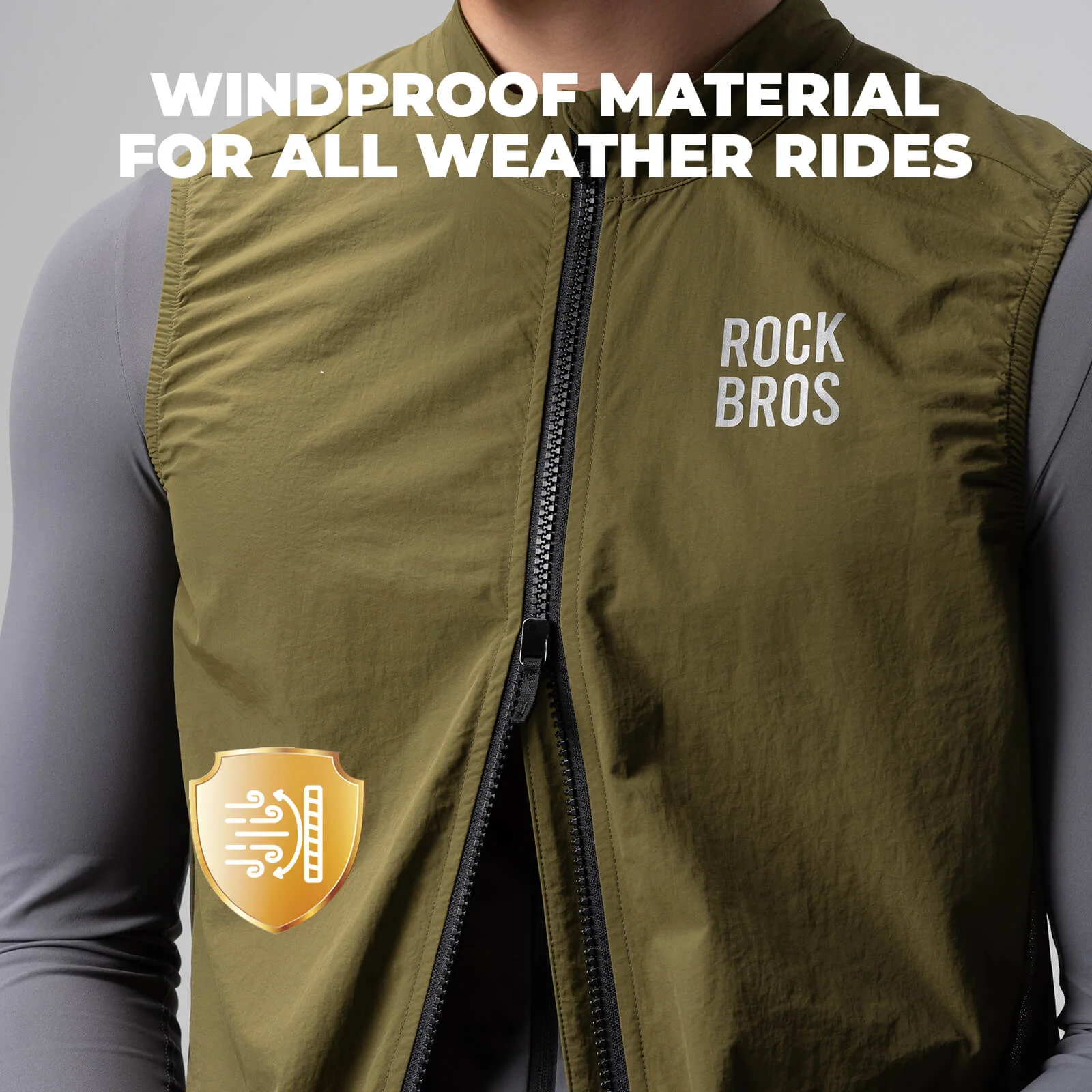 Unisex Windproof Cycling Vest - Image 9