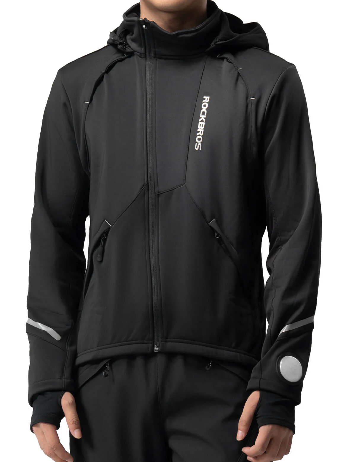 Unisex Windproof Thermal Cycling Jacket - Image 2