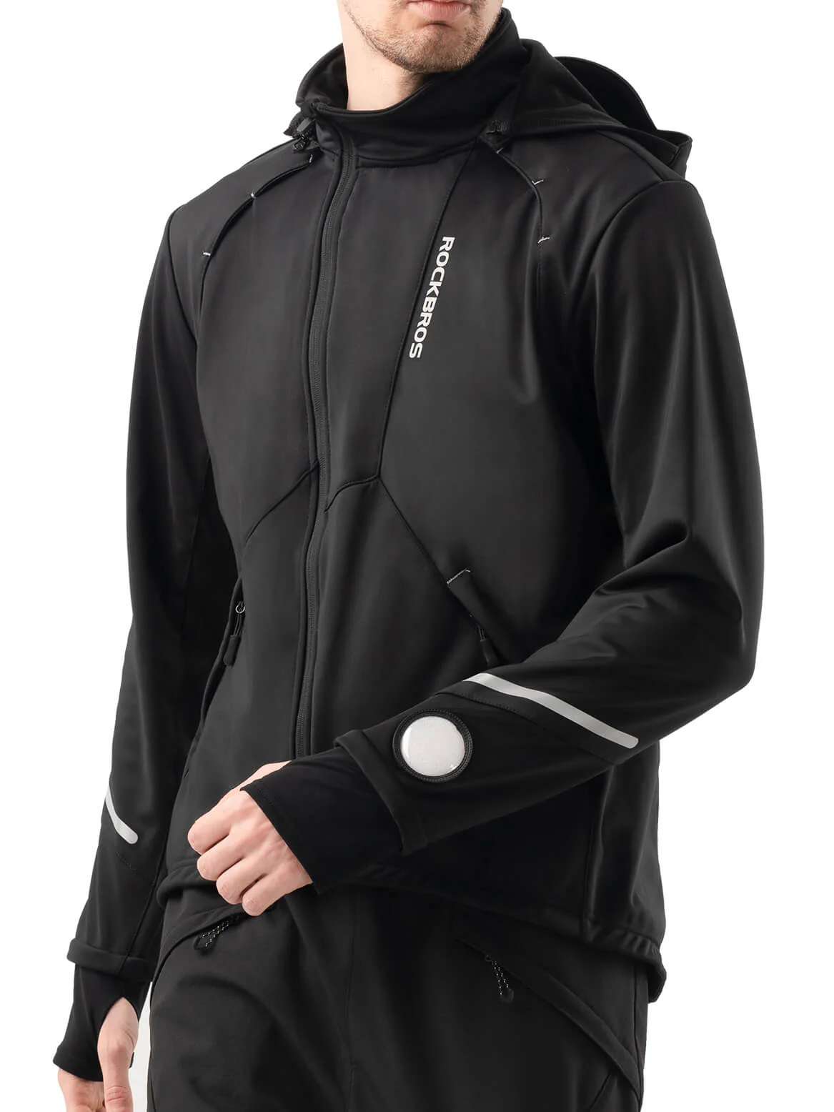 Unisex Windproof Thermal Cycling Jacket - Image 3