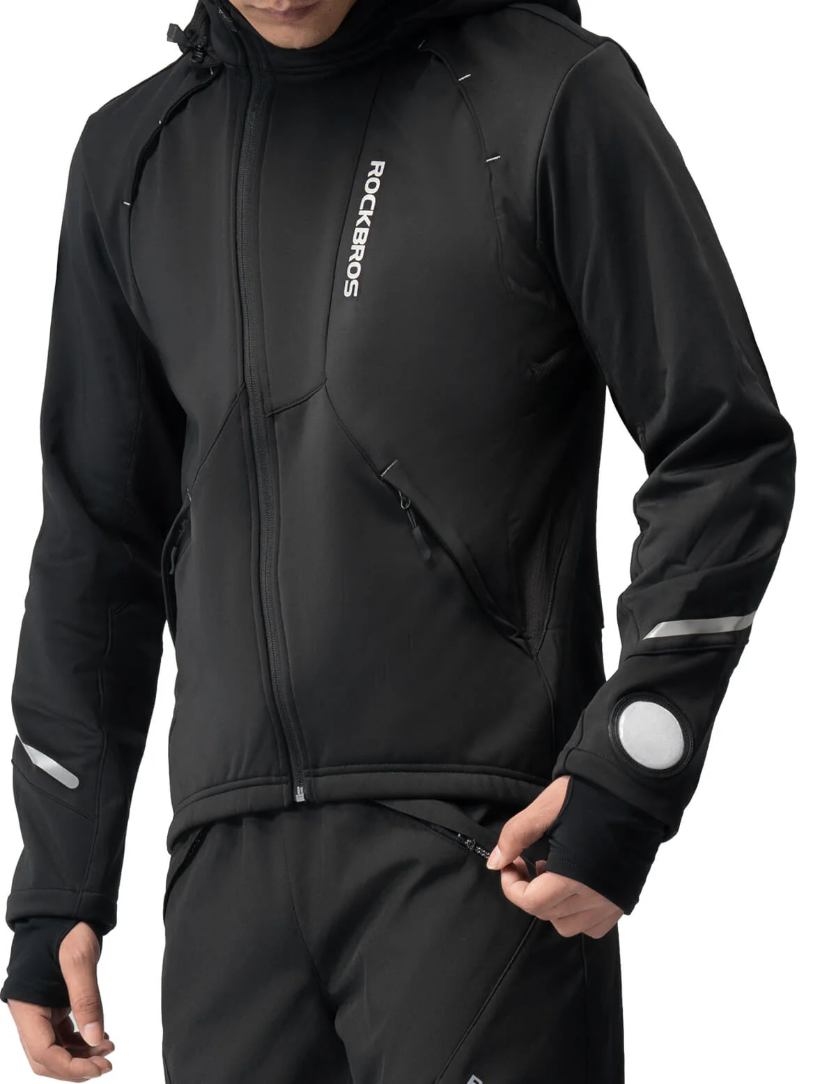 Unisex Windproof Thermal Cycling Jacket - Image 4