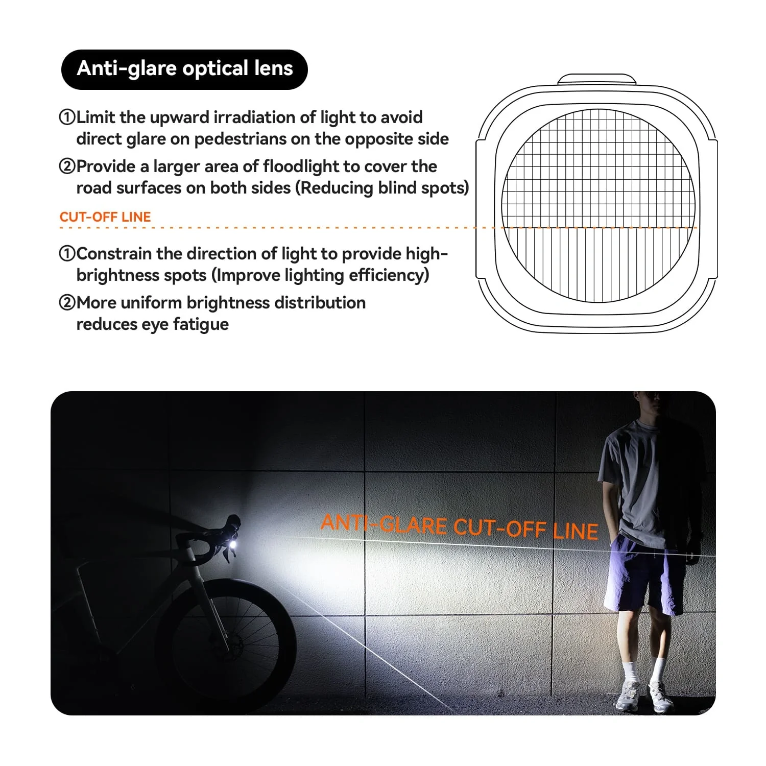 ROAD TO SKY Bike Front Light - 600/1200/1500LM - Image 8