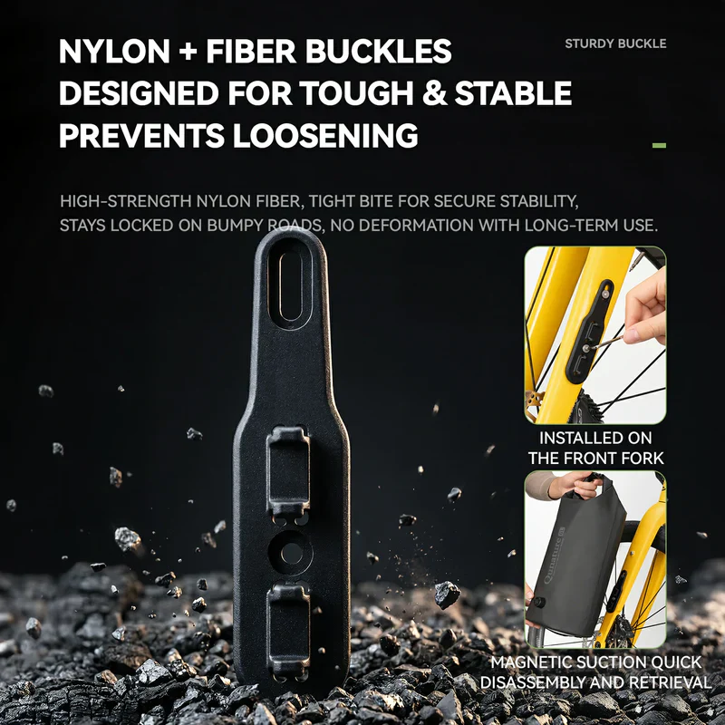 Magnetic Quick-Release Waterproof Bike Fork Bag - 6L - Image 5