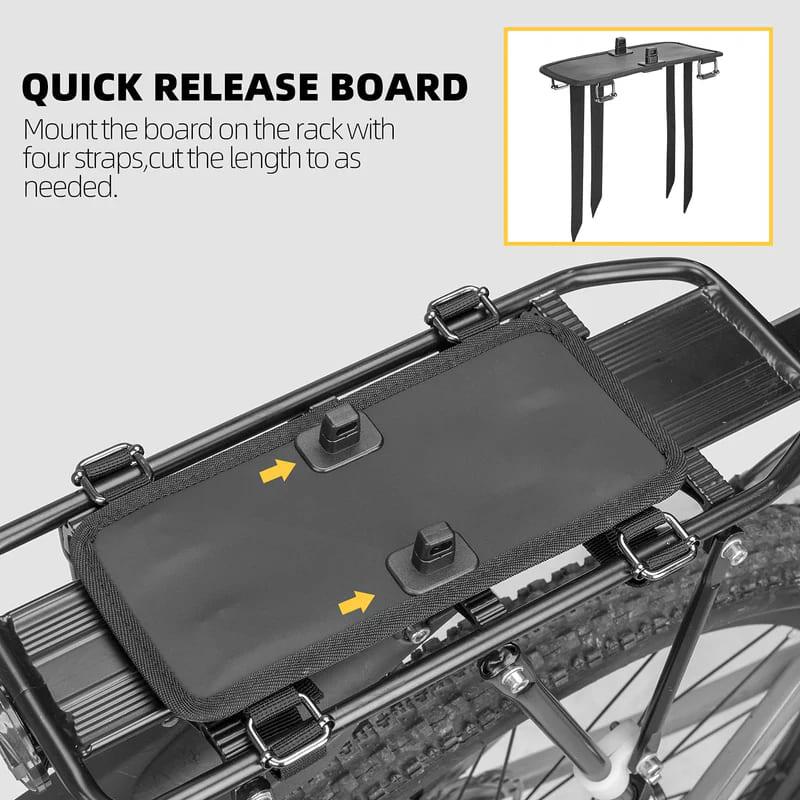 Waterproof Bike Rear Rack Pannier Bag- 30L - Image 3
