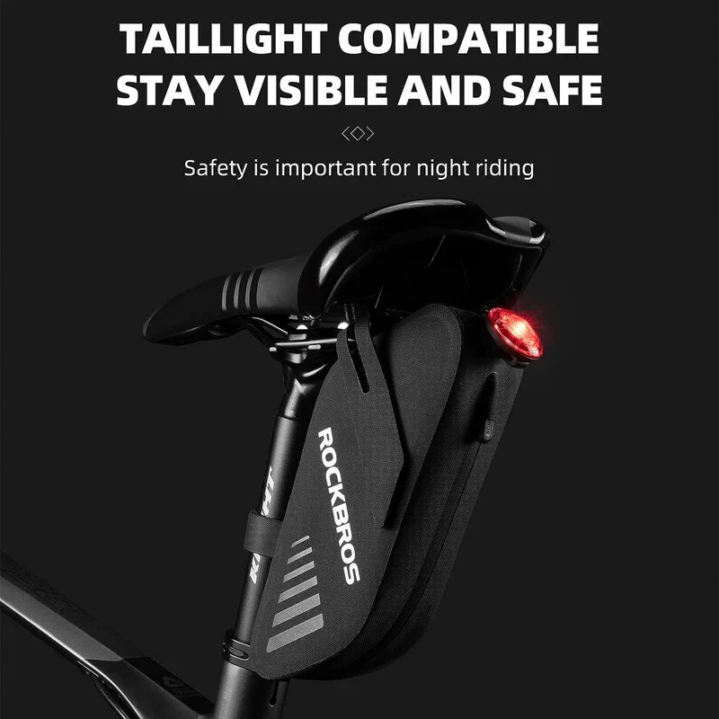 Waterproof Bike Saddle Bag - 0.6L - Image 5