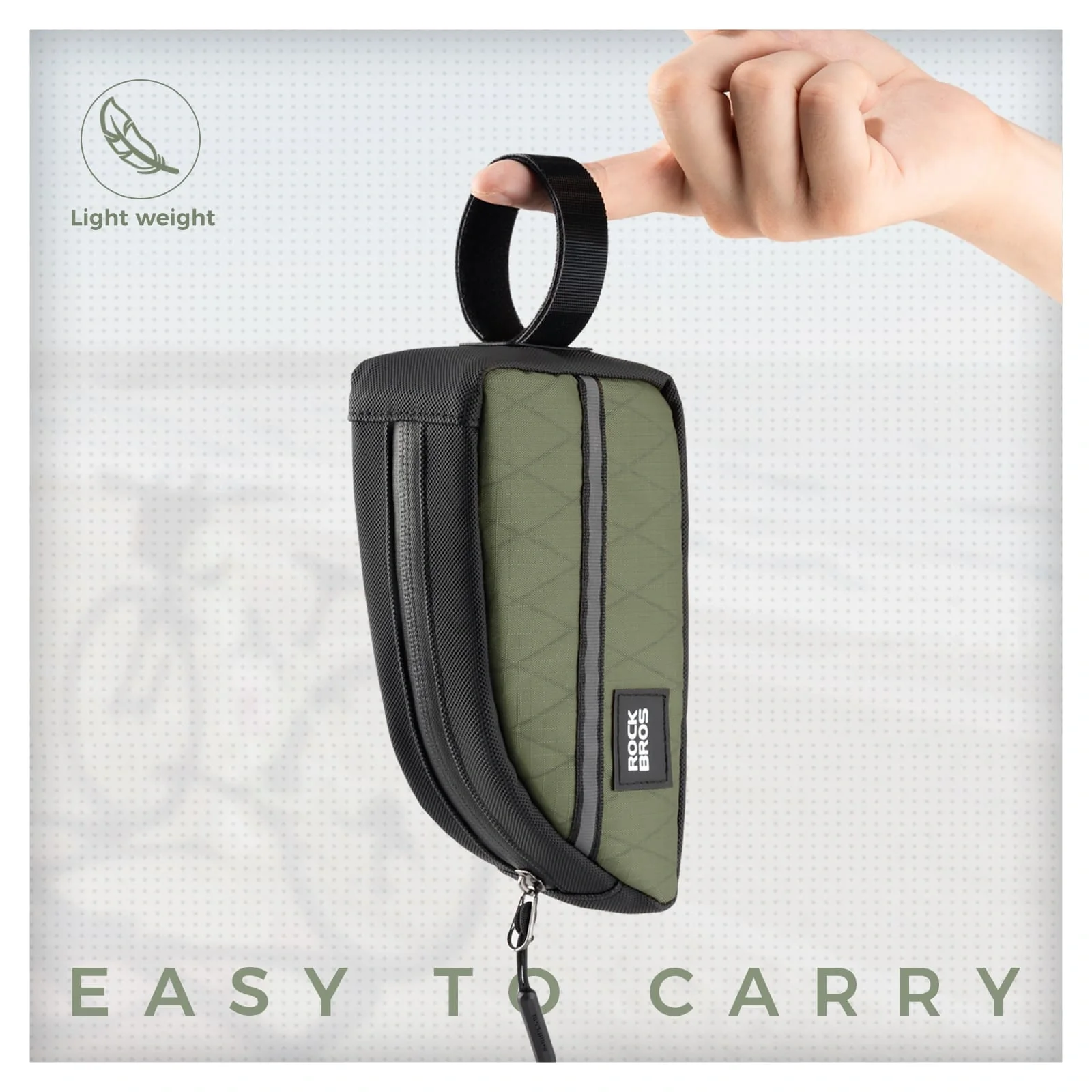 Waterproof Bike Top Tube Bag Nylon Frame 0.9L - Image 22